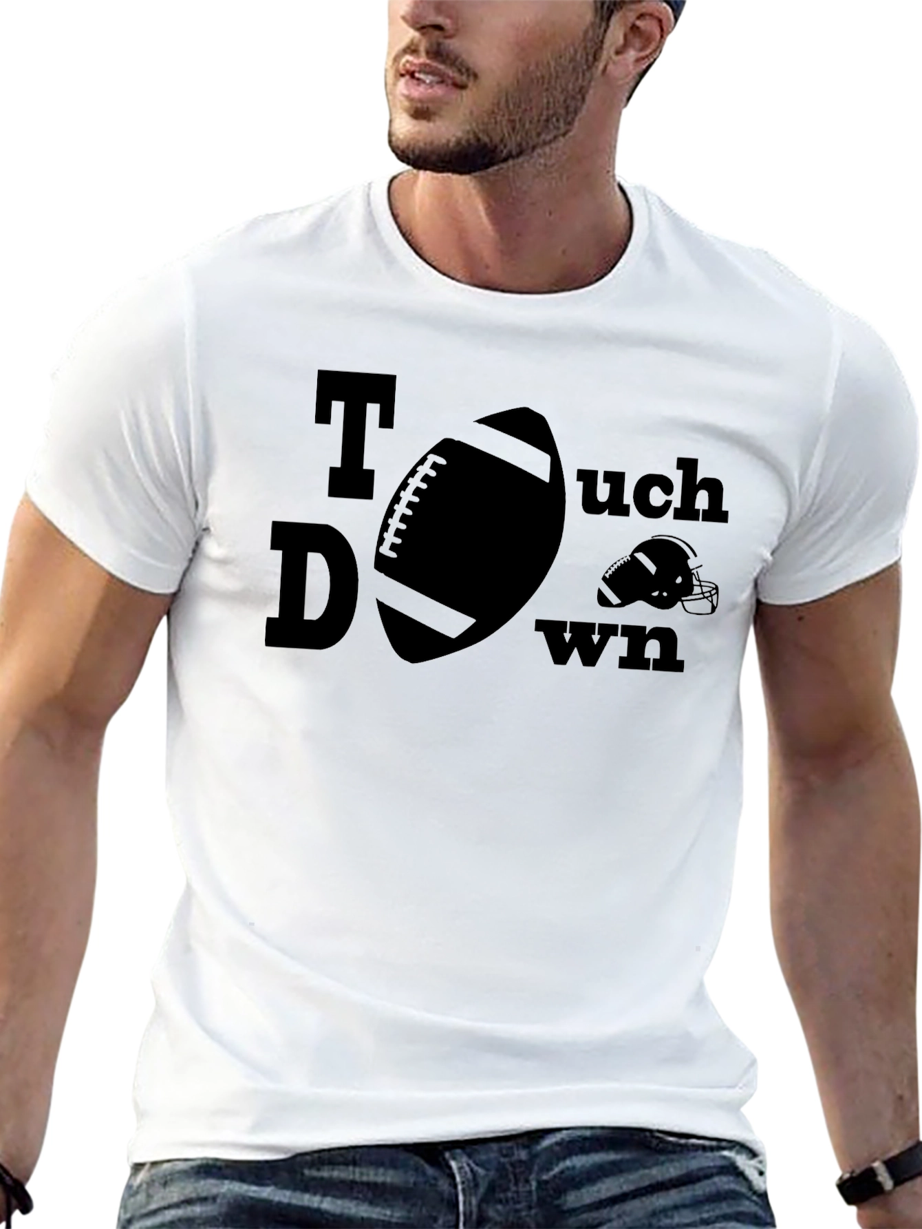 Touchdown Football Graphic T-Shirt