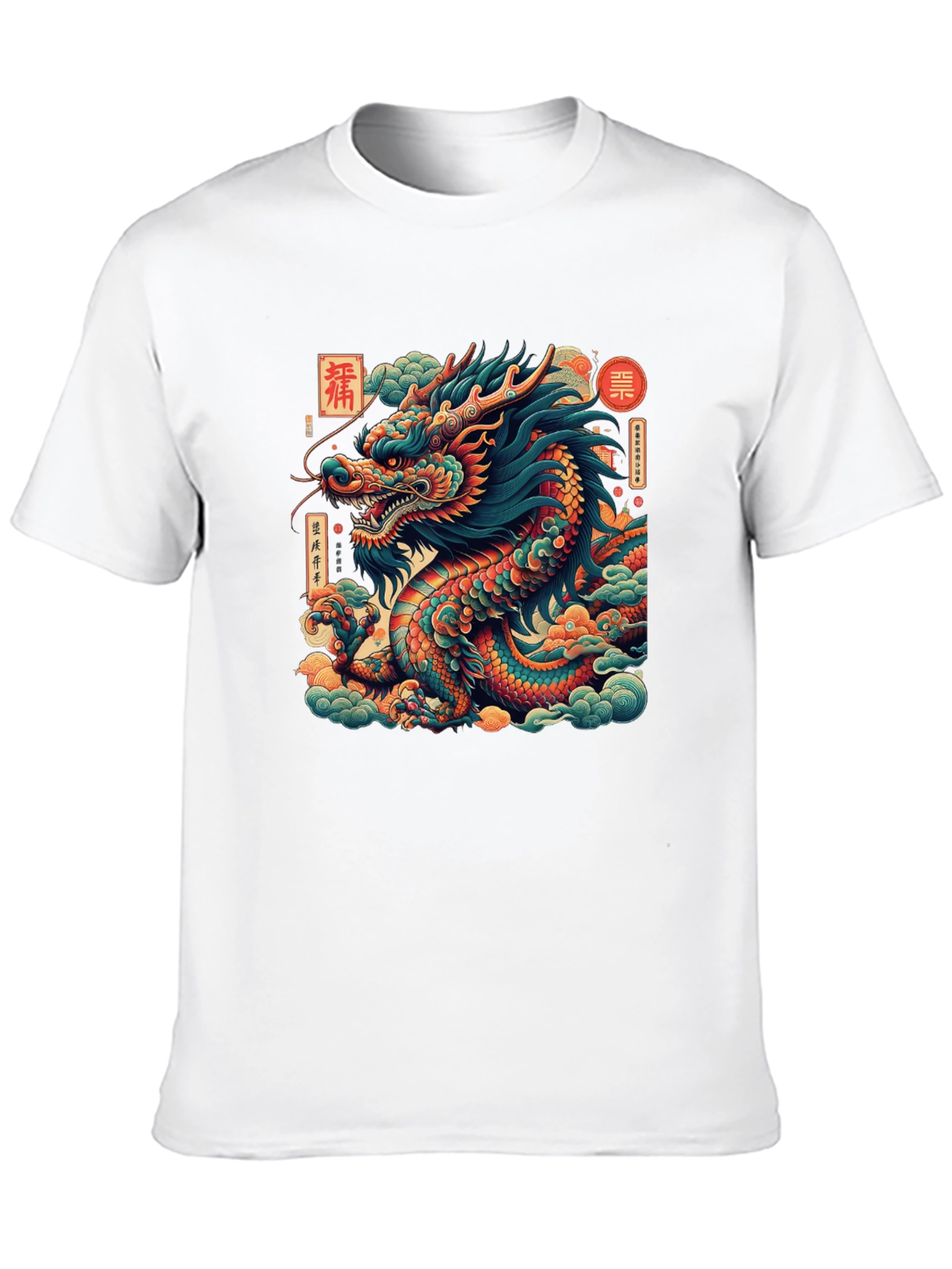Dragon Graphic Tee - Bold Artistic Statement