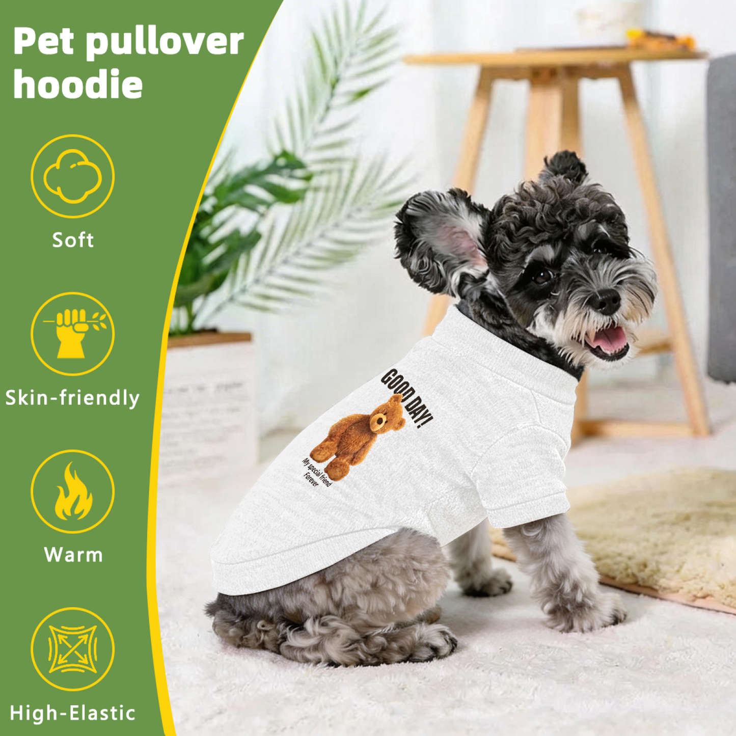 GOOD DAY Teddy Bear My Special Friend Pet Sweater