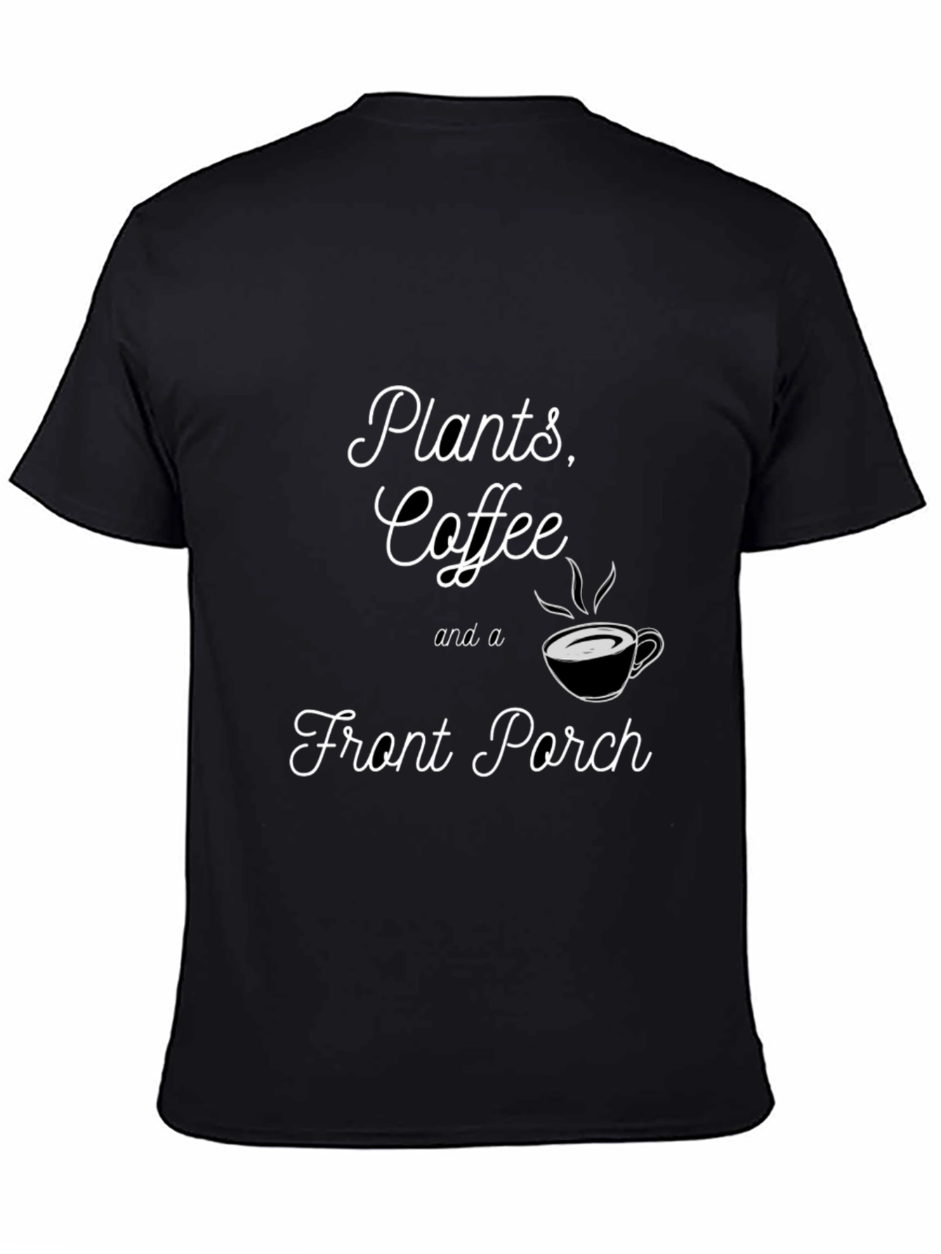 Plants Coffee Front Porch Graphic T-Shirt