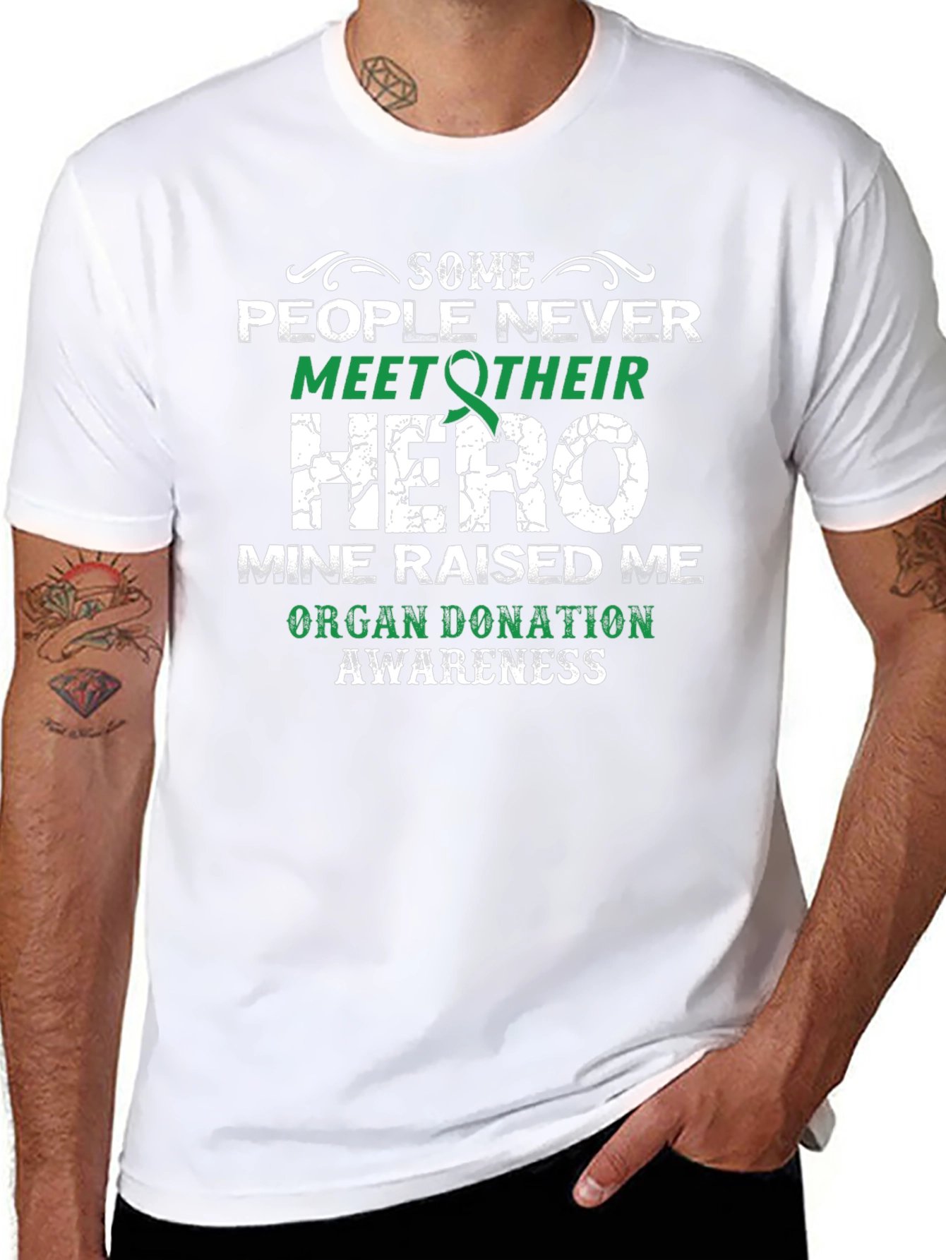 Organ Donation Awareness T-Shirt Hero