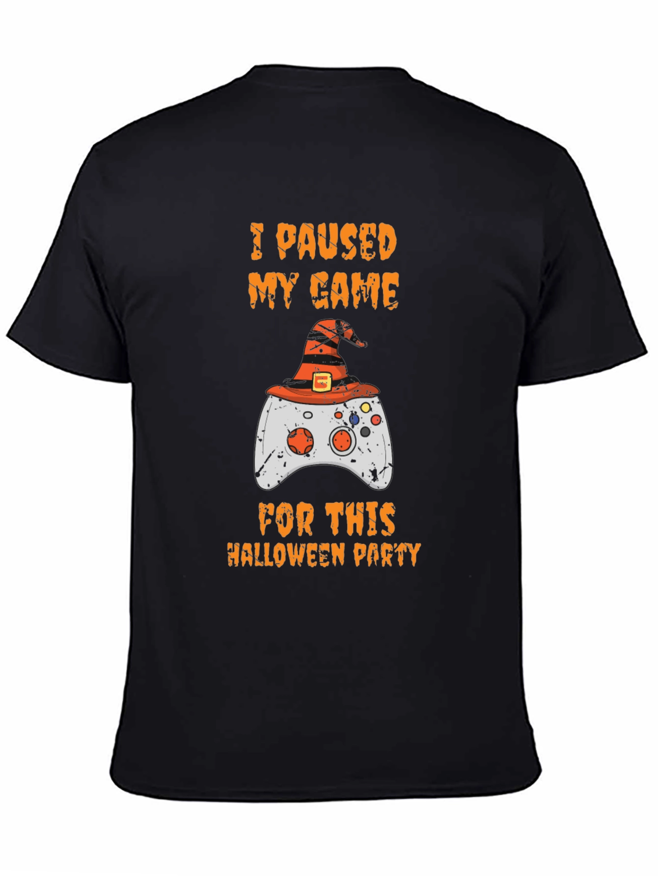 Funny Halloween Gamer T-Shirt - I Paused My Game