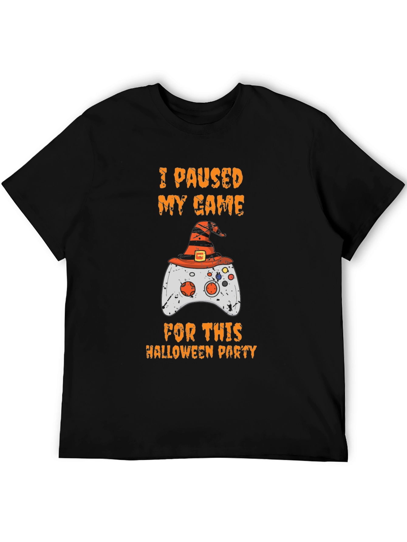 Funny Halloween Gamer T-Shirt - I Paused My Game