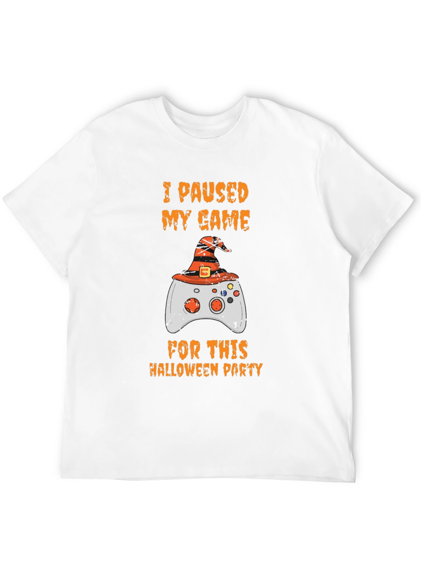 Funny Halloween Gamer T-Shirt - I Paused My Game