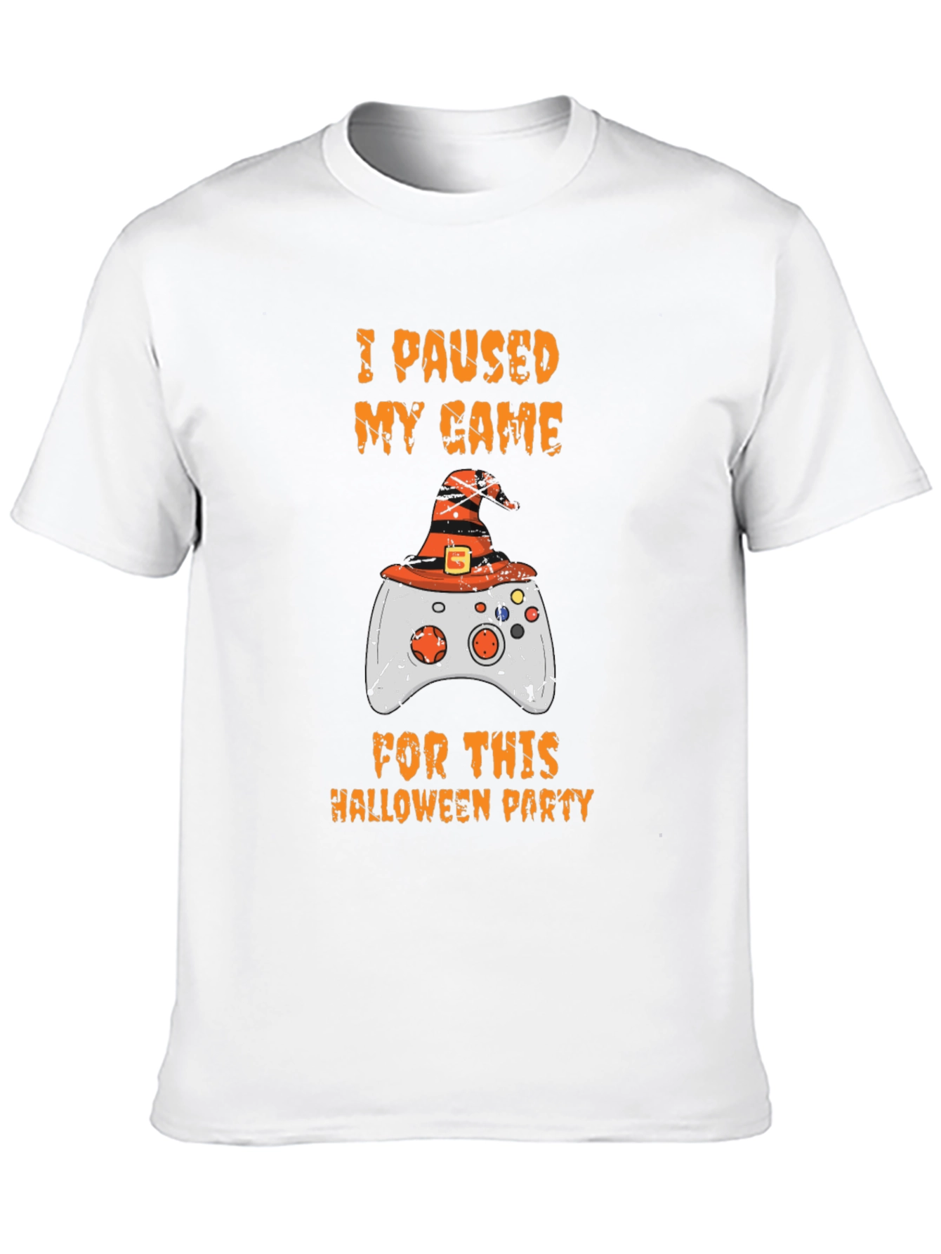 Funny Halloween Gamer T-Shirt - I Paused My Game