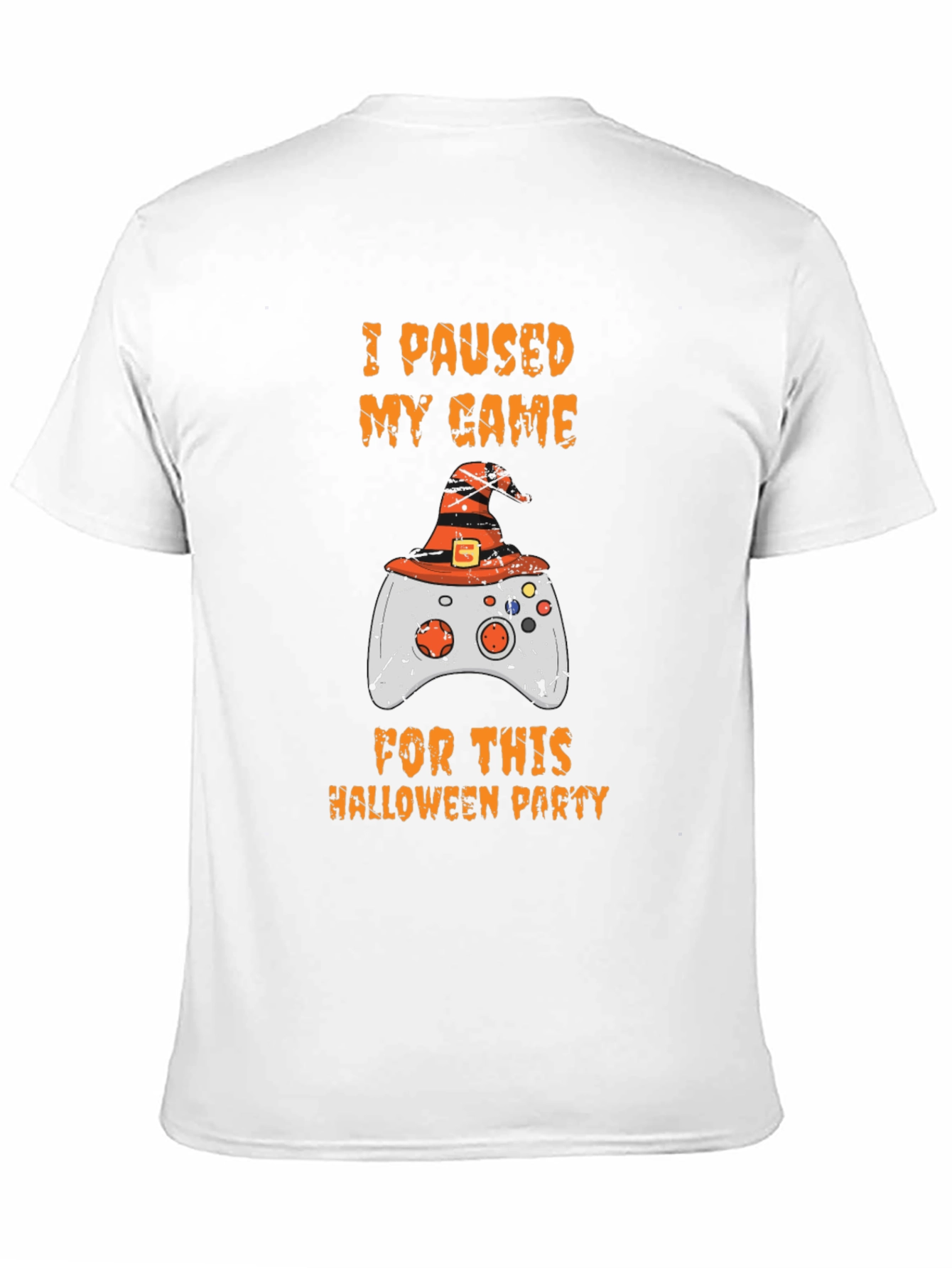 Funny Halloween Gamer T-Shirt - I Paused My Game