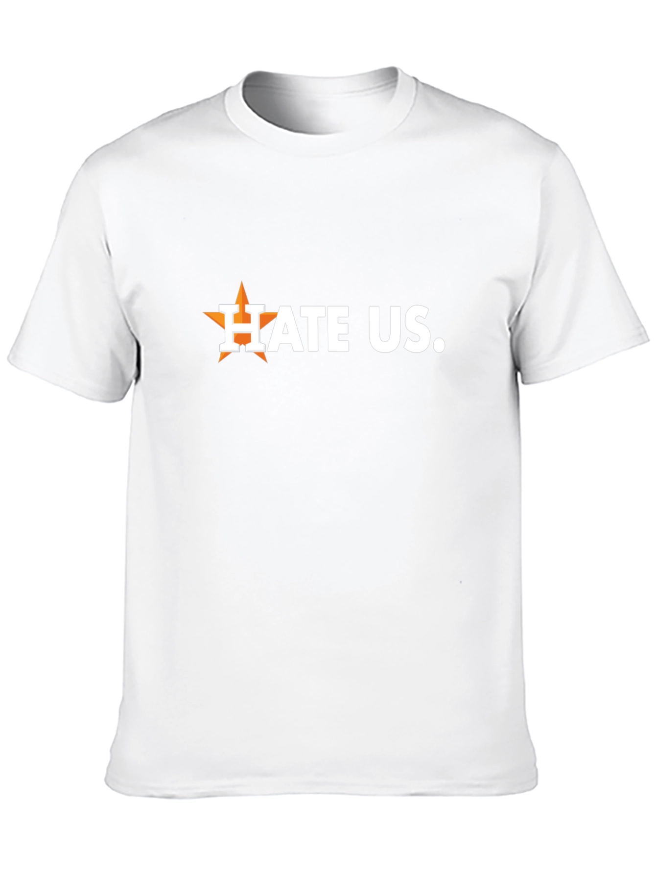 Hate Us Black Graphic T-Shirt
