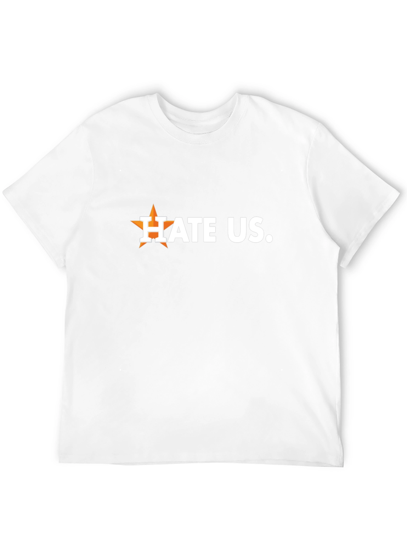 Hate Us Black Graphic T-Shirt