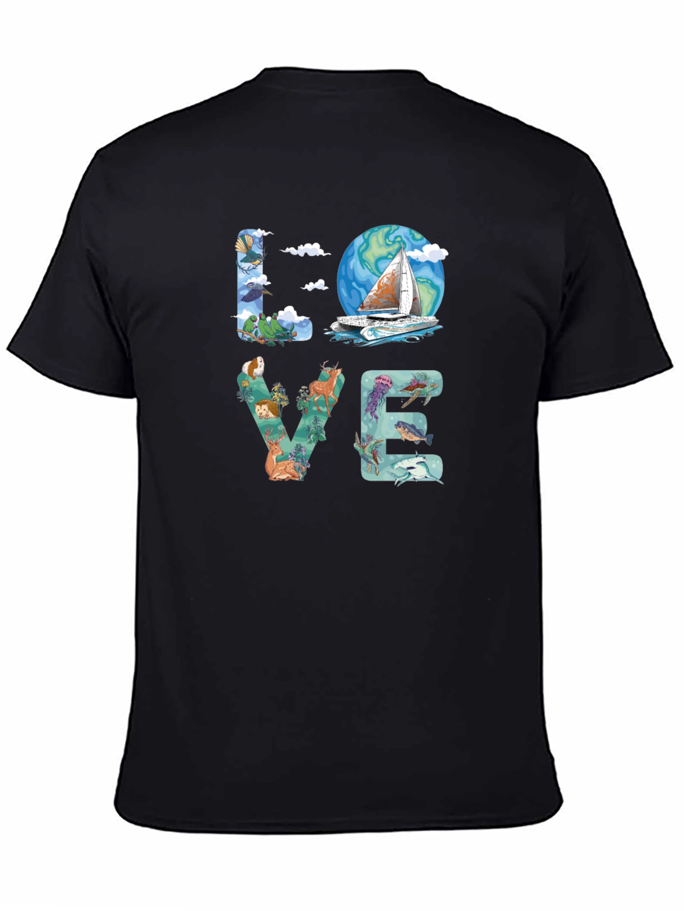 Love Nature Graphic T-Shirt