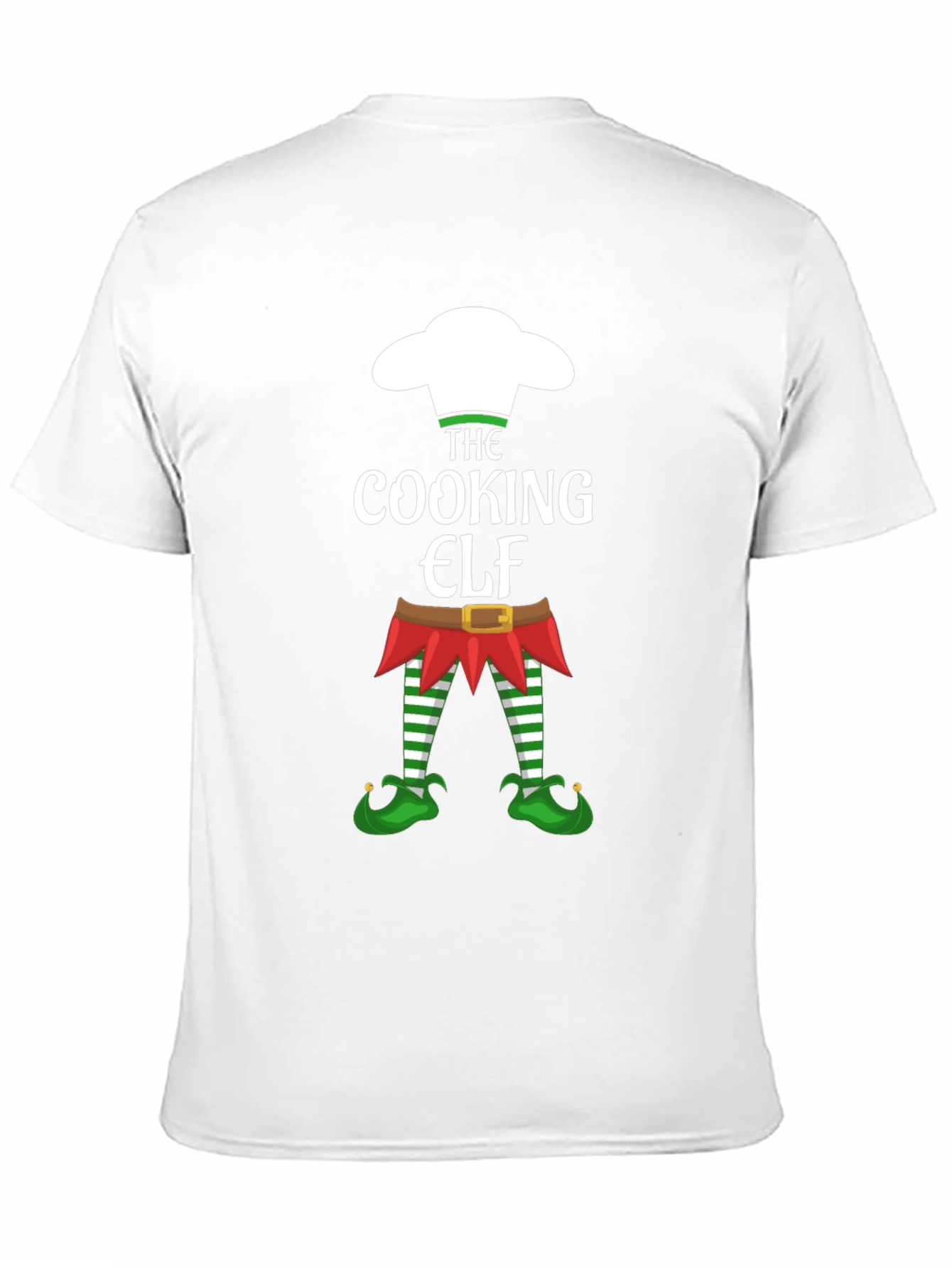 Cooking Elf Graphic Tee - Holiday Festive Shirt