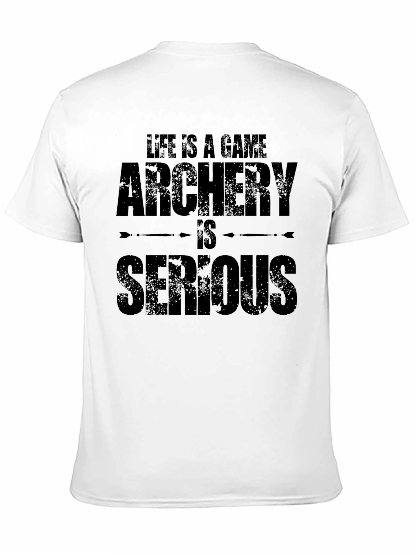 Archery is Serious Black T-Shirt