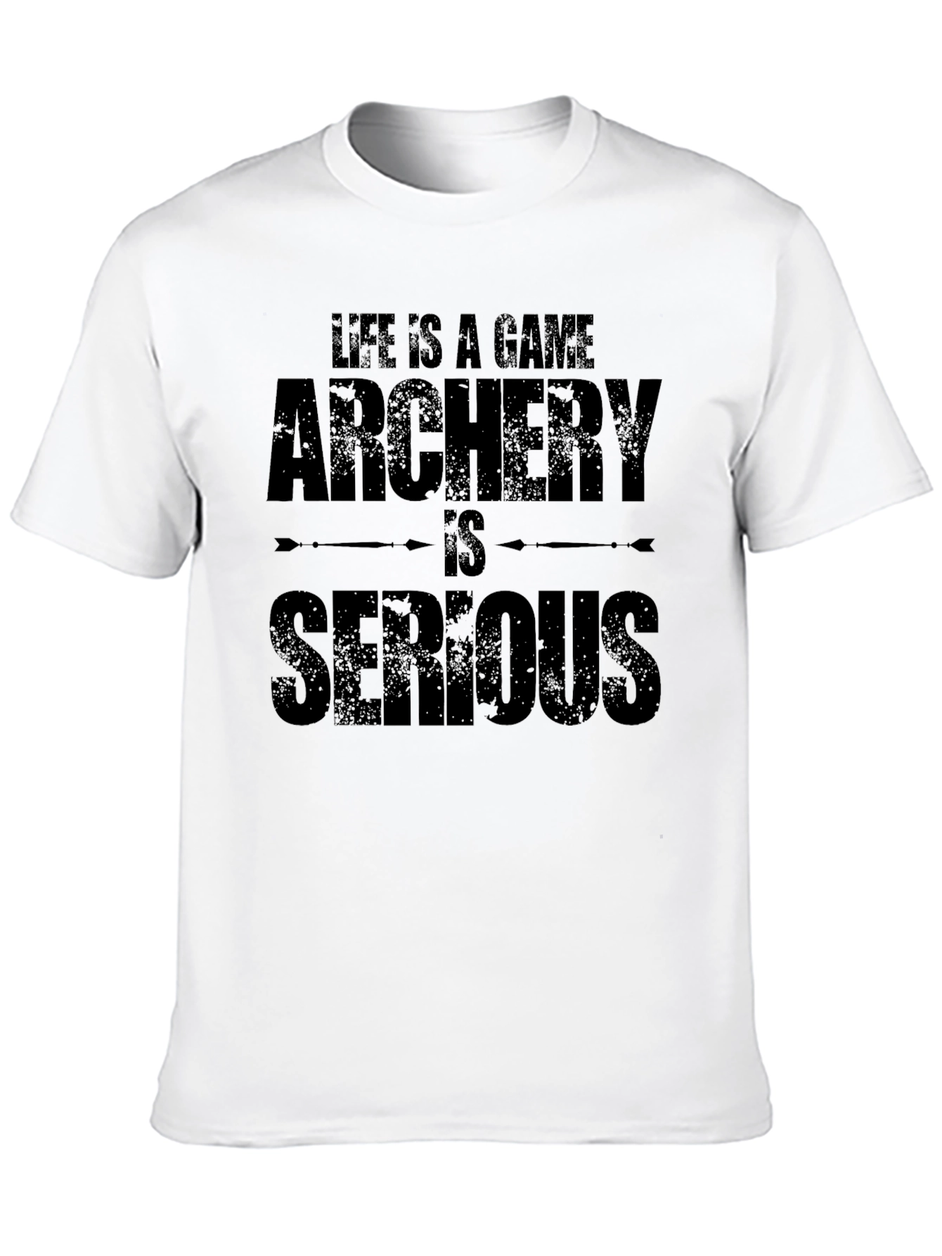 Archery is Serious Black T-Shirt