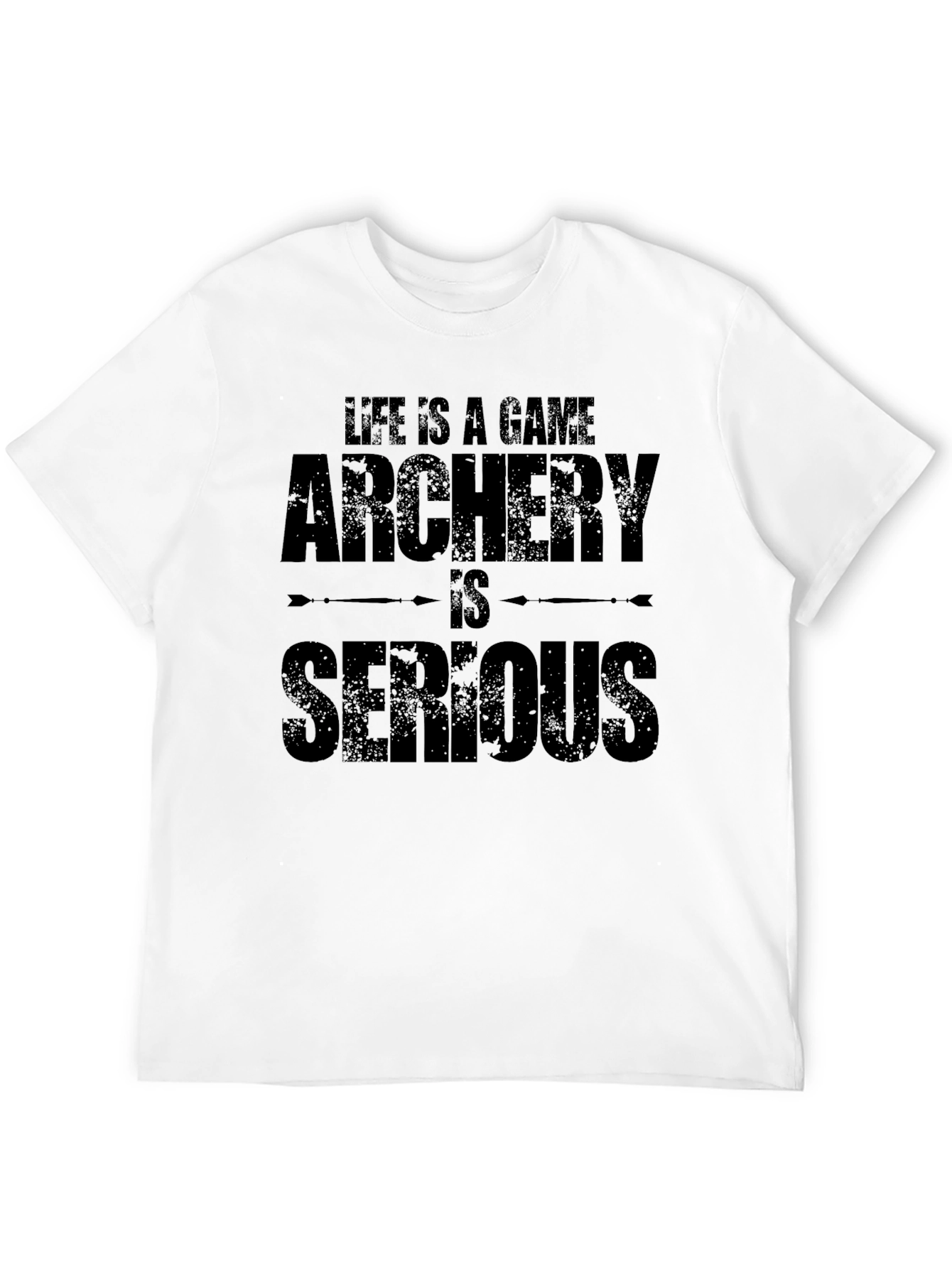 Archery is Serious Black T-Shirt