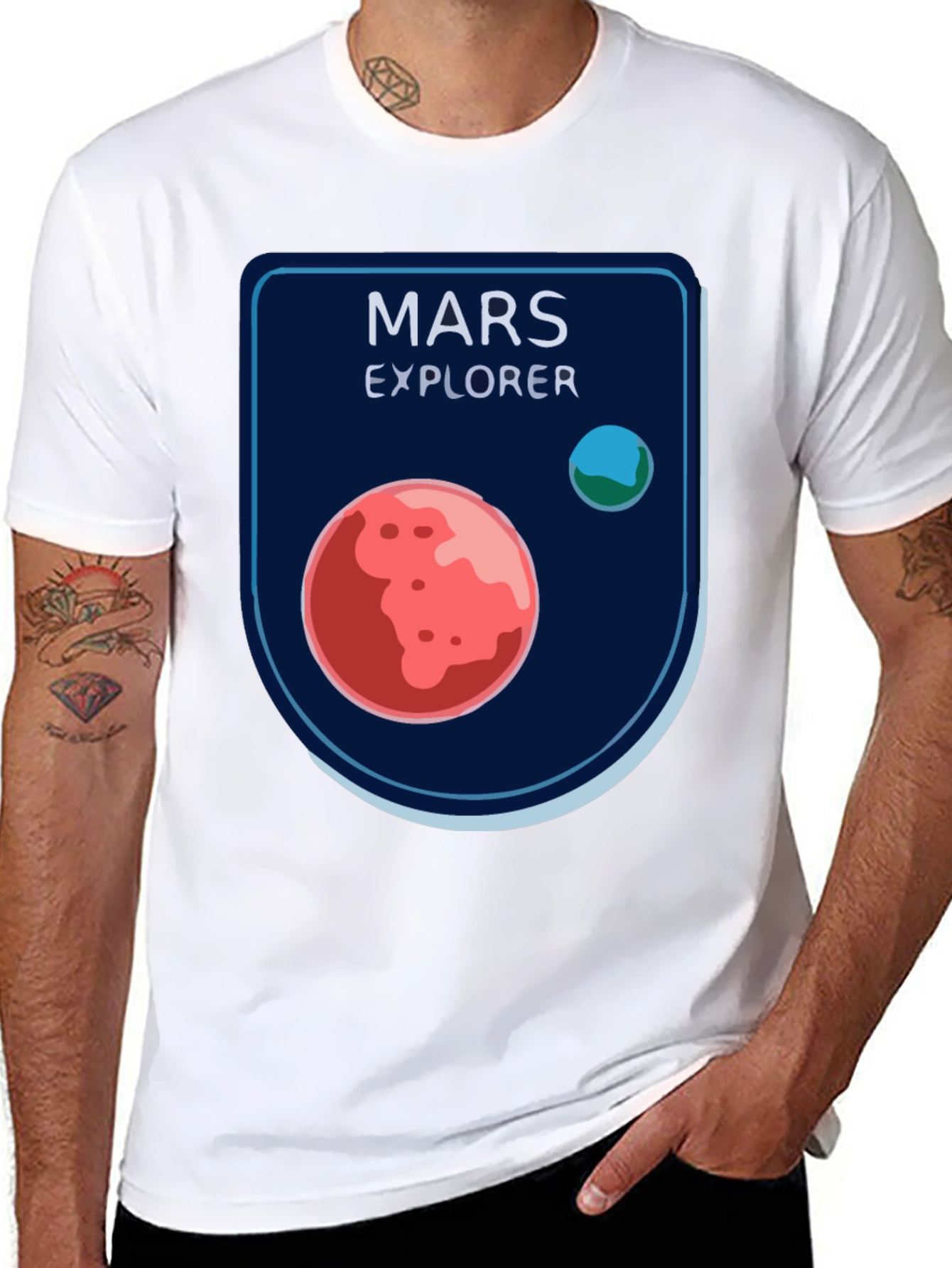 Mars Explorer T-Shirt - Space Adventure Tee