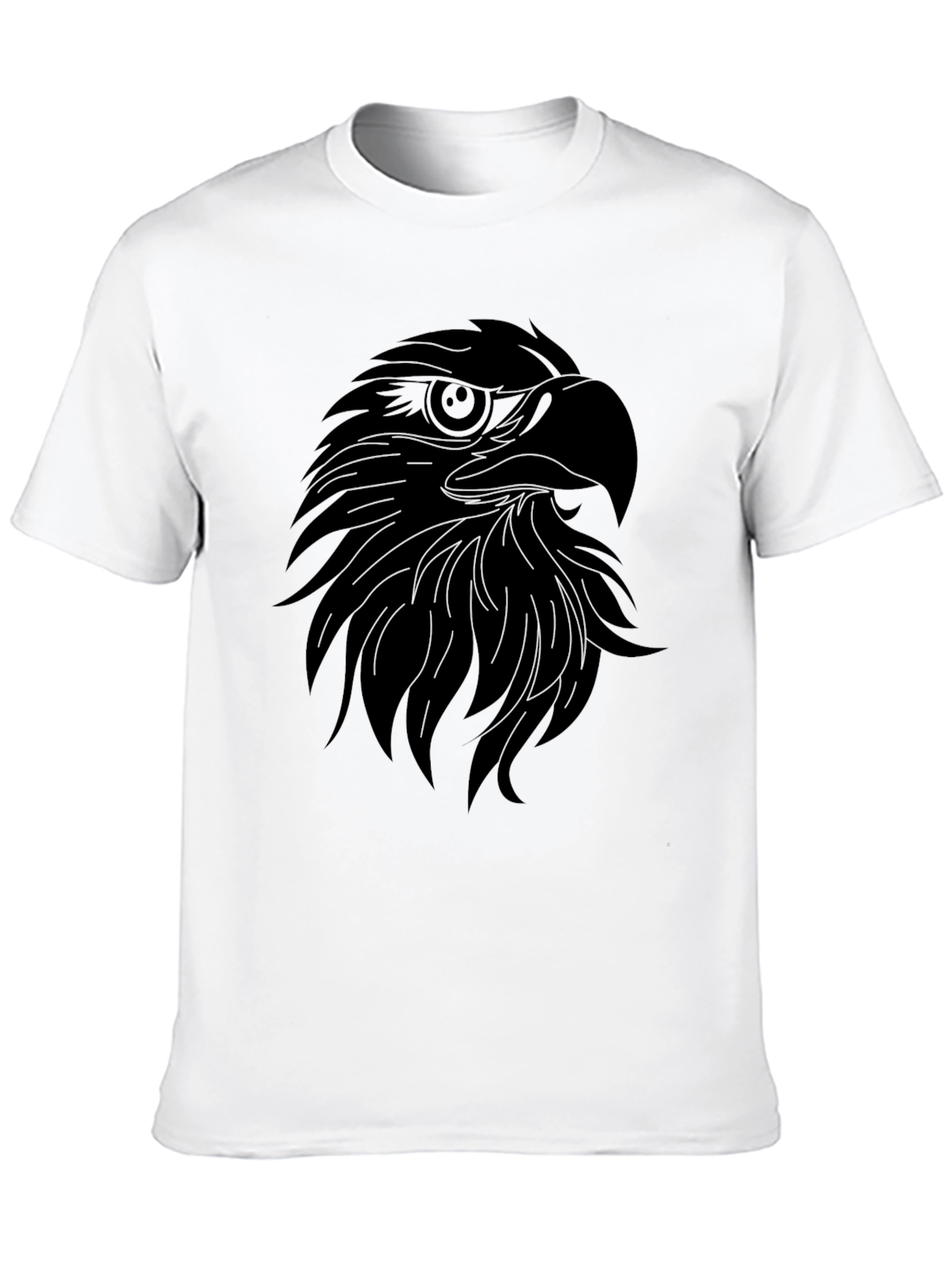Mens Black Eagle Graphic Tee