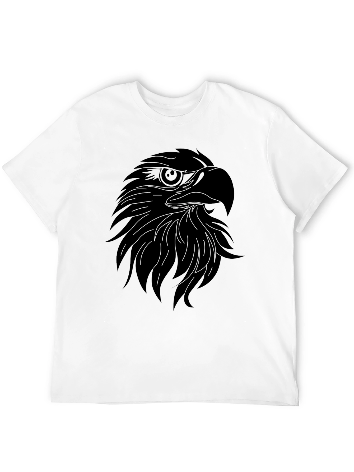 Mens Black Eagle Graphic Tee