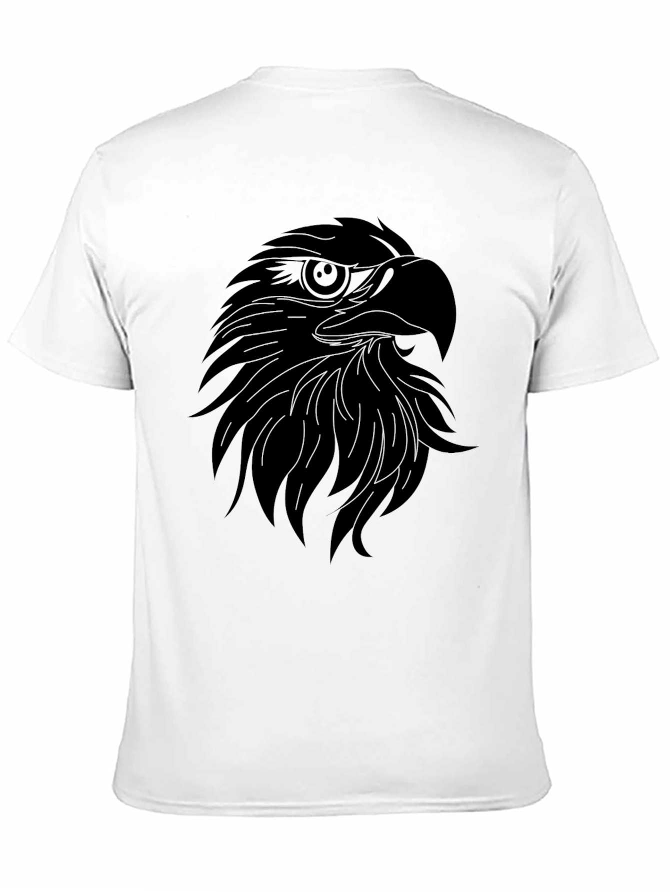 Mens Black Eagle Graphic Tee