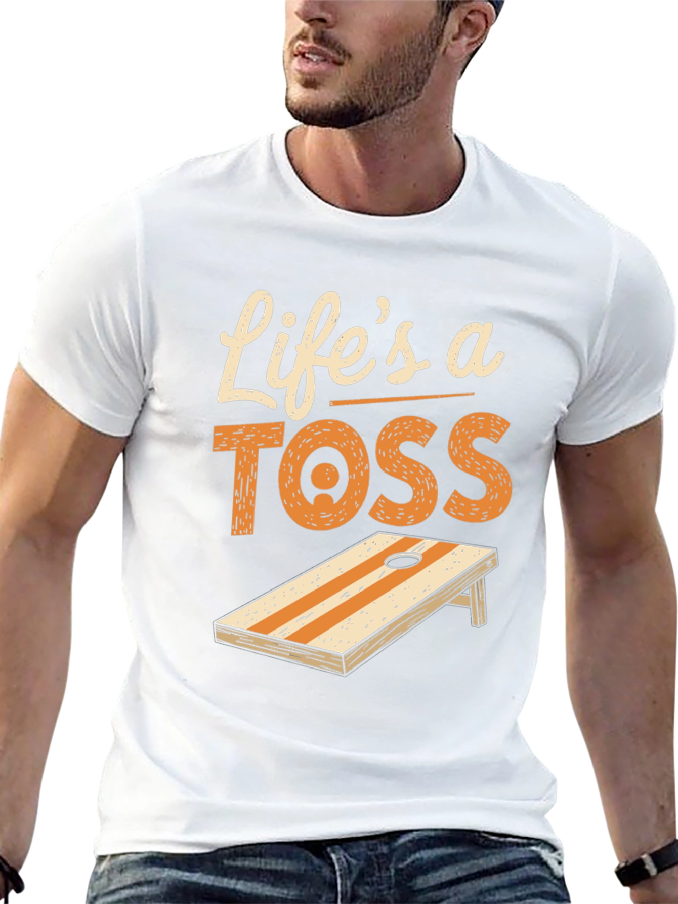 Lifes a Toss Cornhole T-Shirt