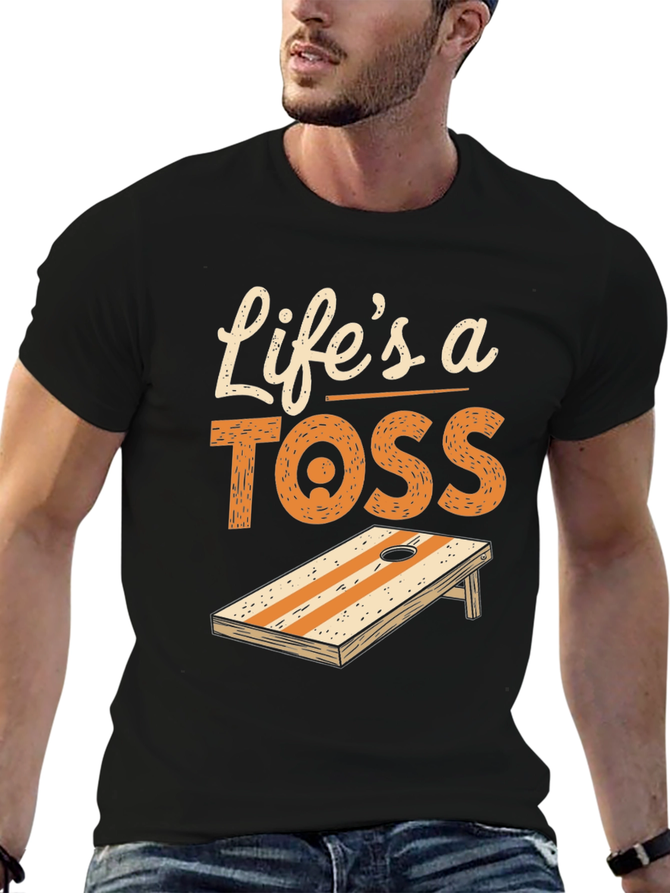 Lifes a Toss Cornhole T-Shirt
