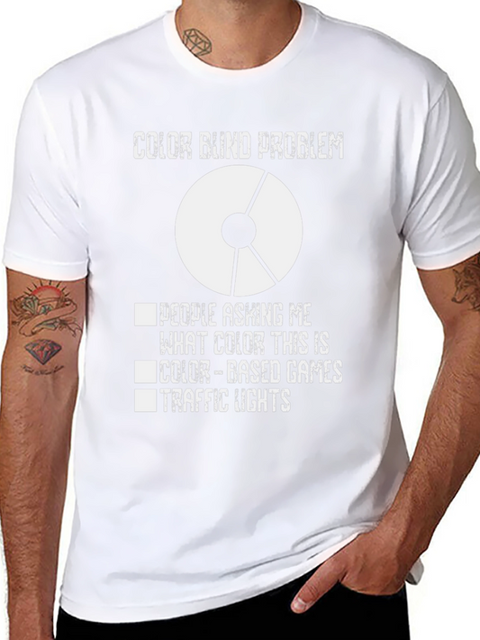 Color Blindness T-Shirt - Unique Graphic Tee
