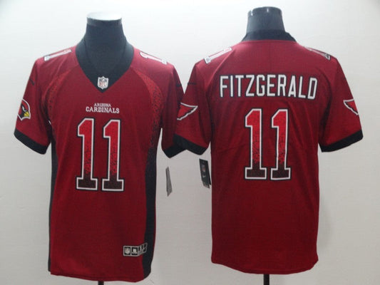 Men's Arizona Cardinals Larry Fitzgerald #11 Red Player Game Jerseys
