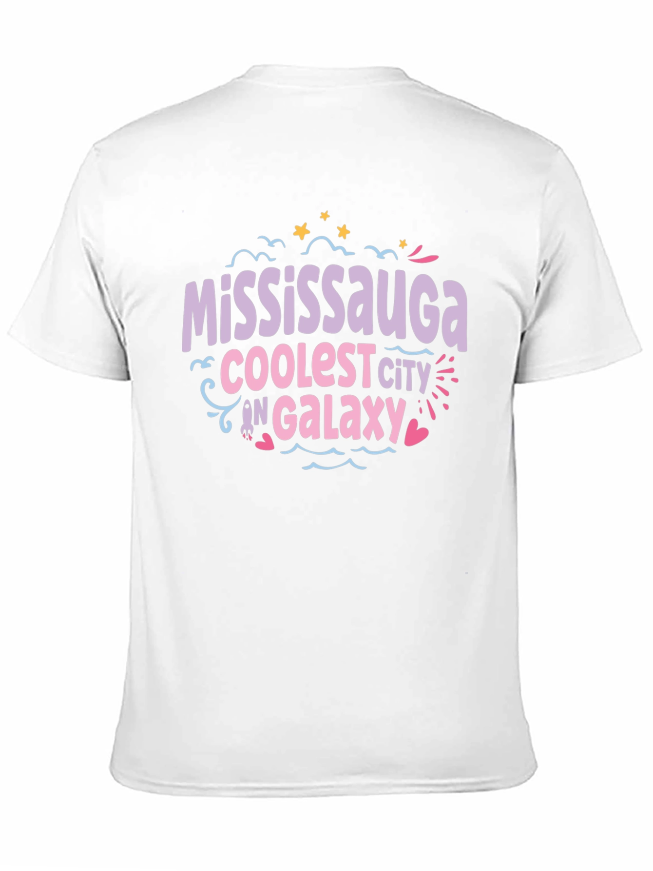 Mississauga Coolest City in Galaxy Black T-Shirt