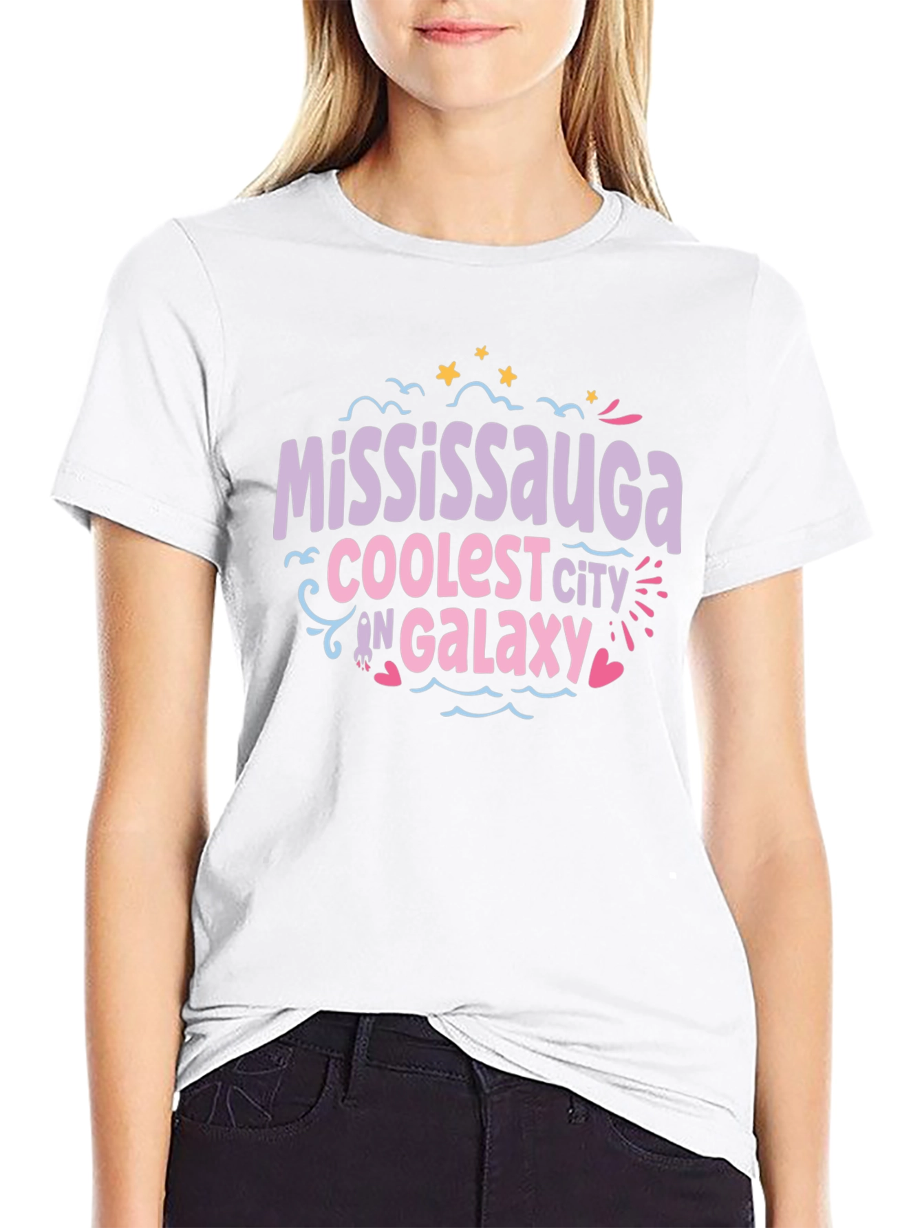Mississauga Coolest City in Galaxy Black T-Shirt