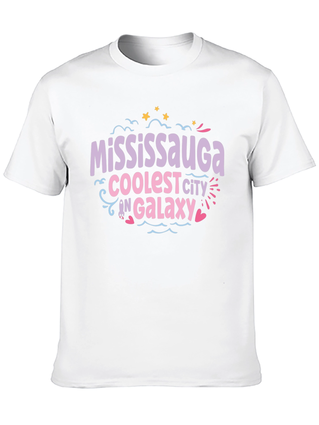 Mississauga Coolest City in Galaxy Black T-Shirt