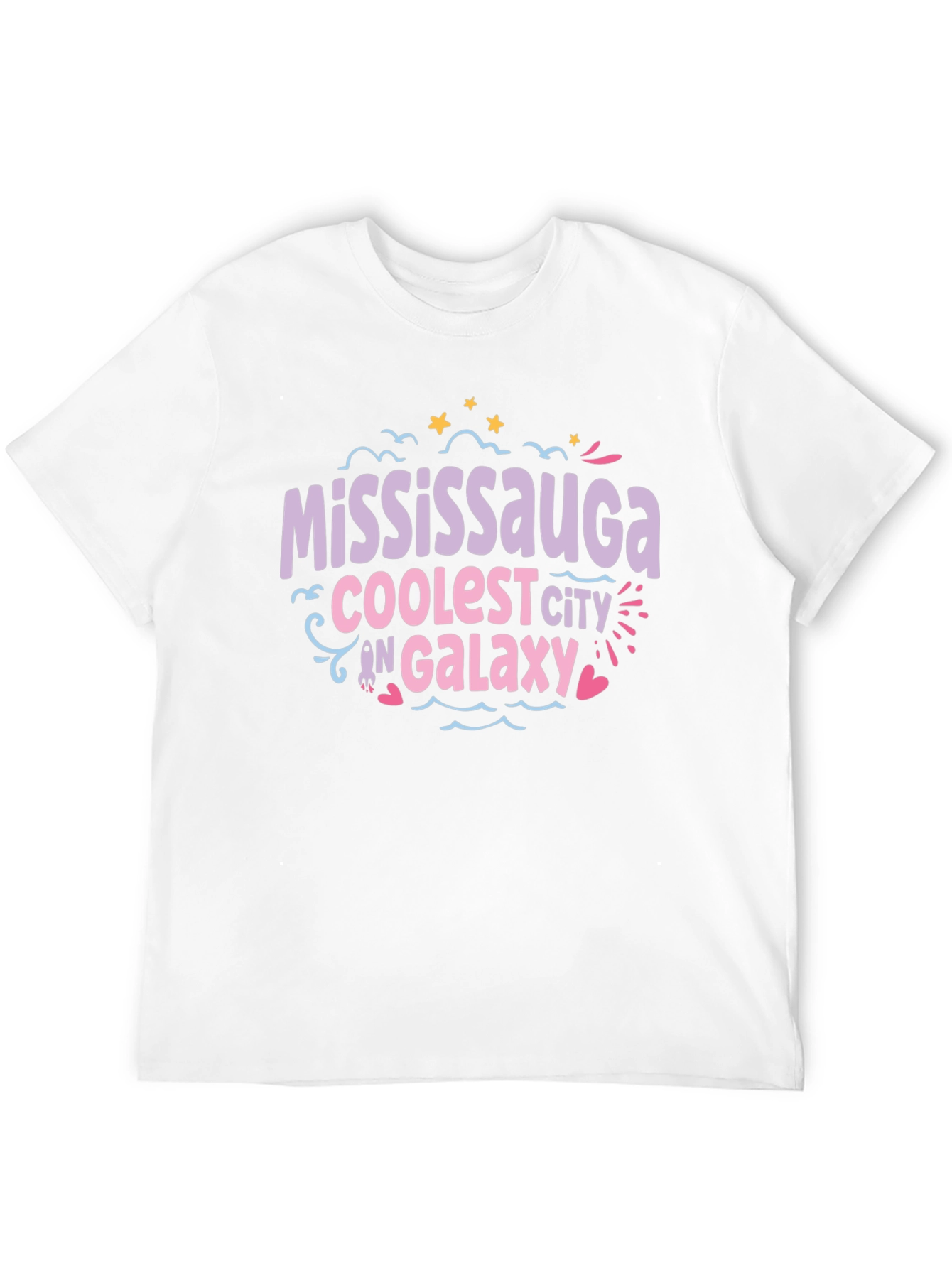 Mississauga Coolest City in Galaxy Black T-Shirt