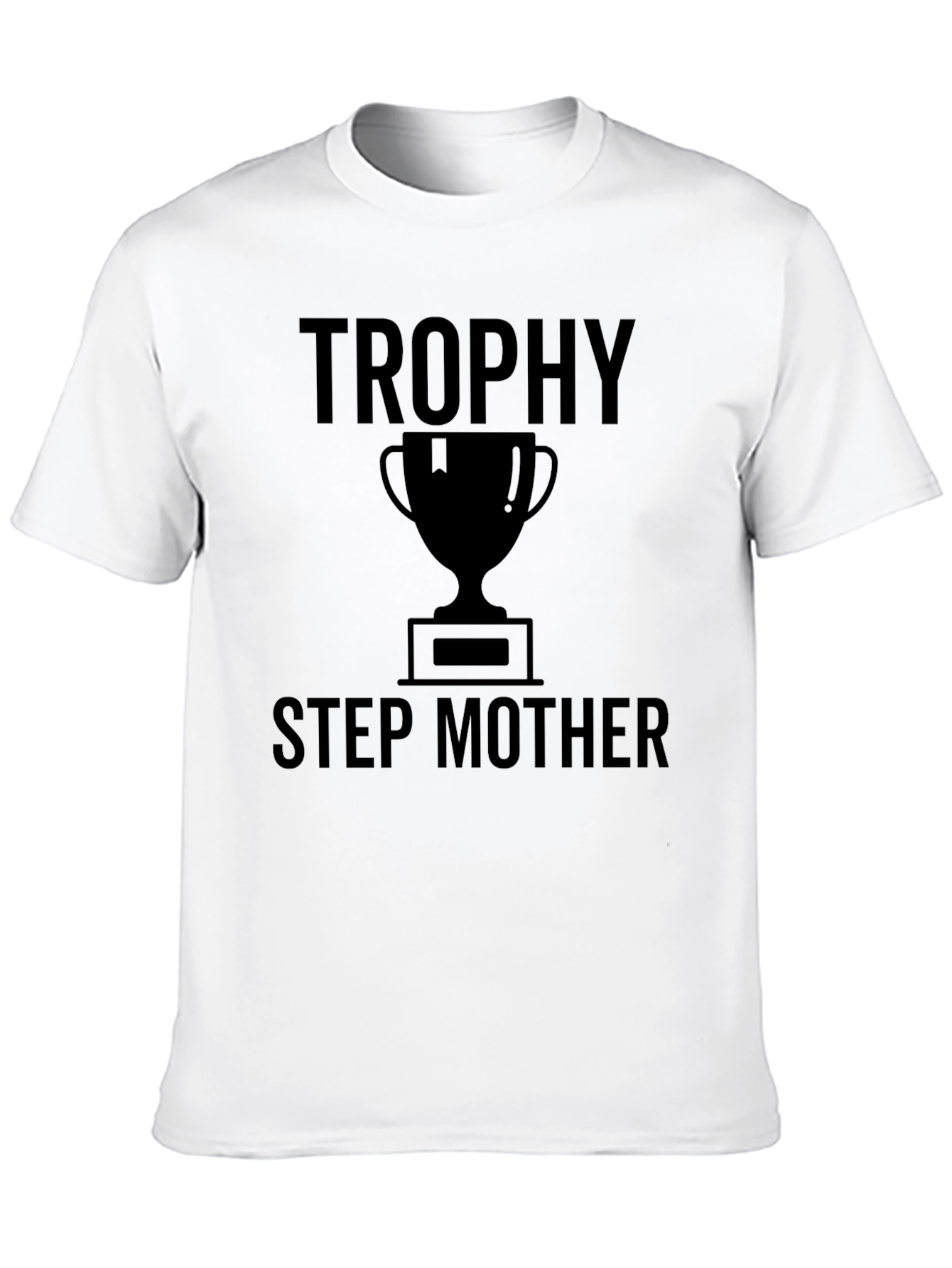 Trophy Step Mother Black Graphic T-Shirt