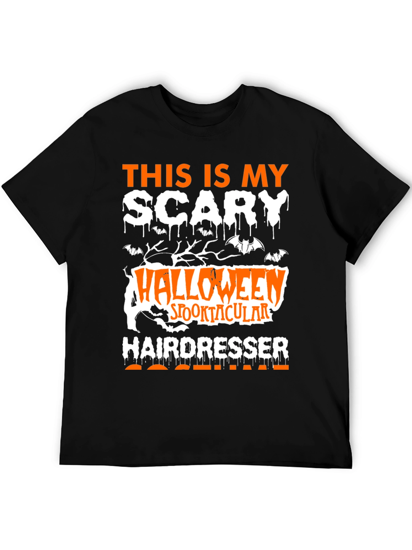 Scary Halloween Hairdresser Costume T-Shirt