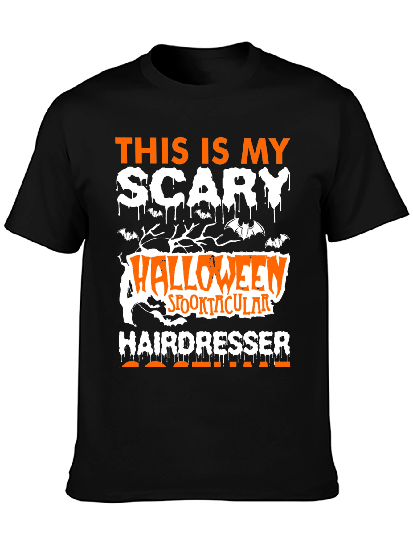 Scary Halloween Hairdresser Costume T-Shirt