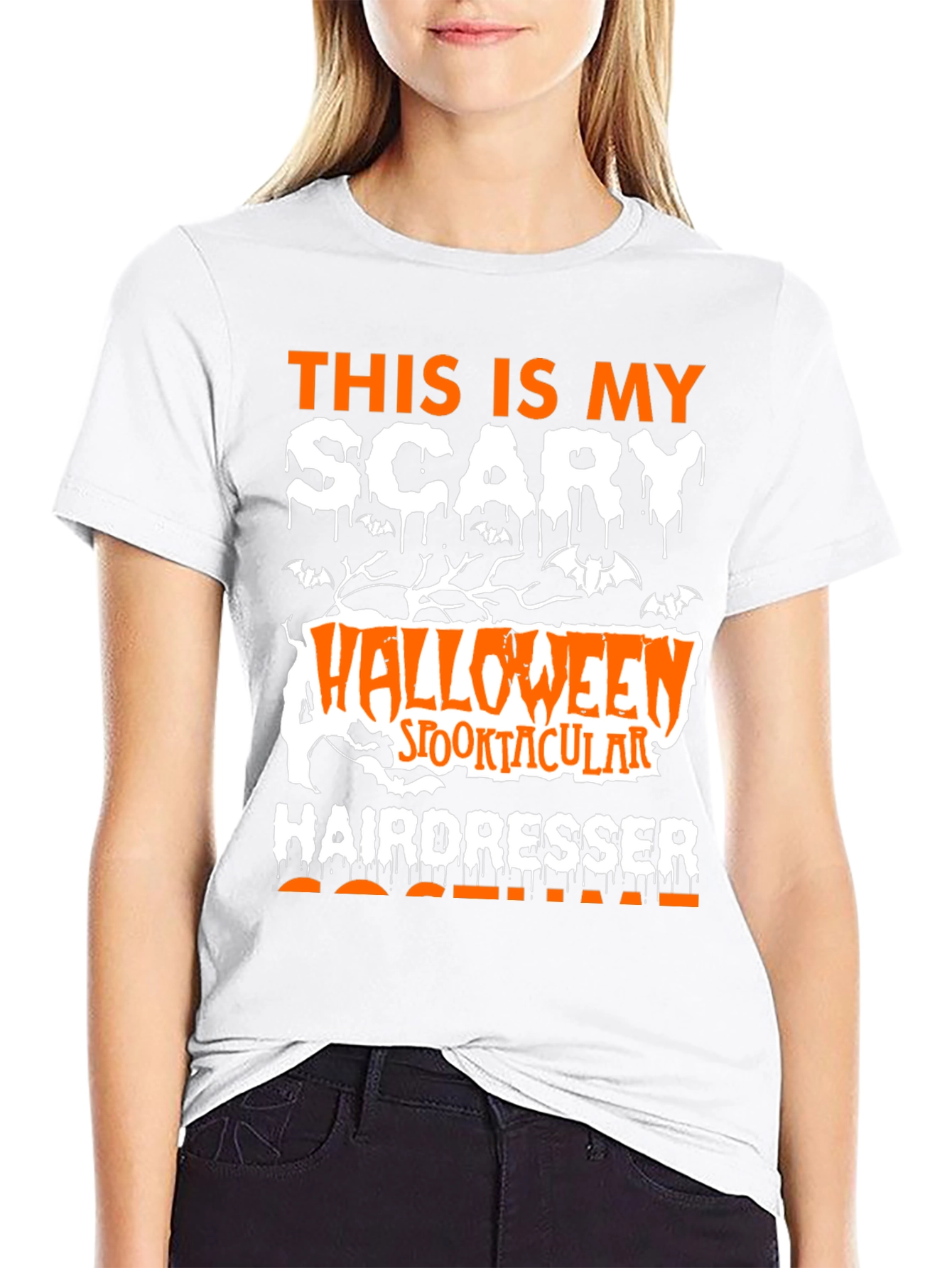 Scary Halloween Hairdresser Costume T-Shirt