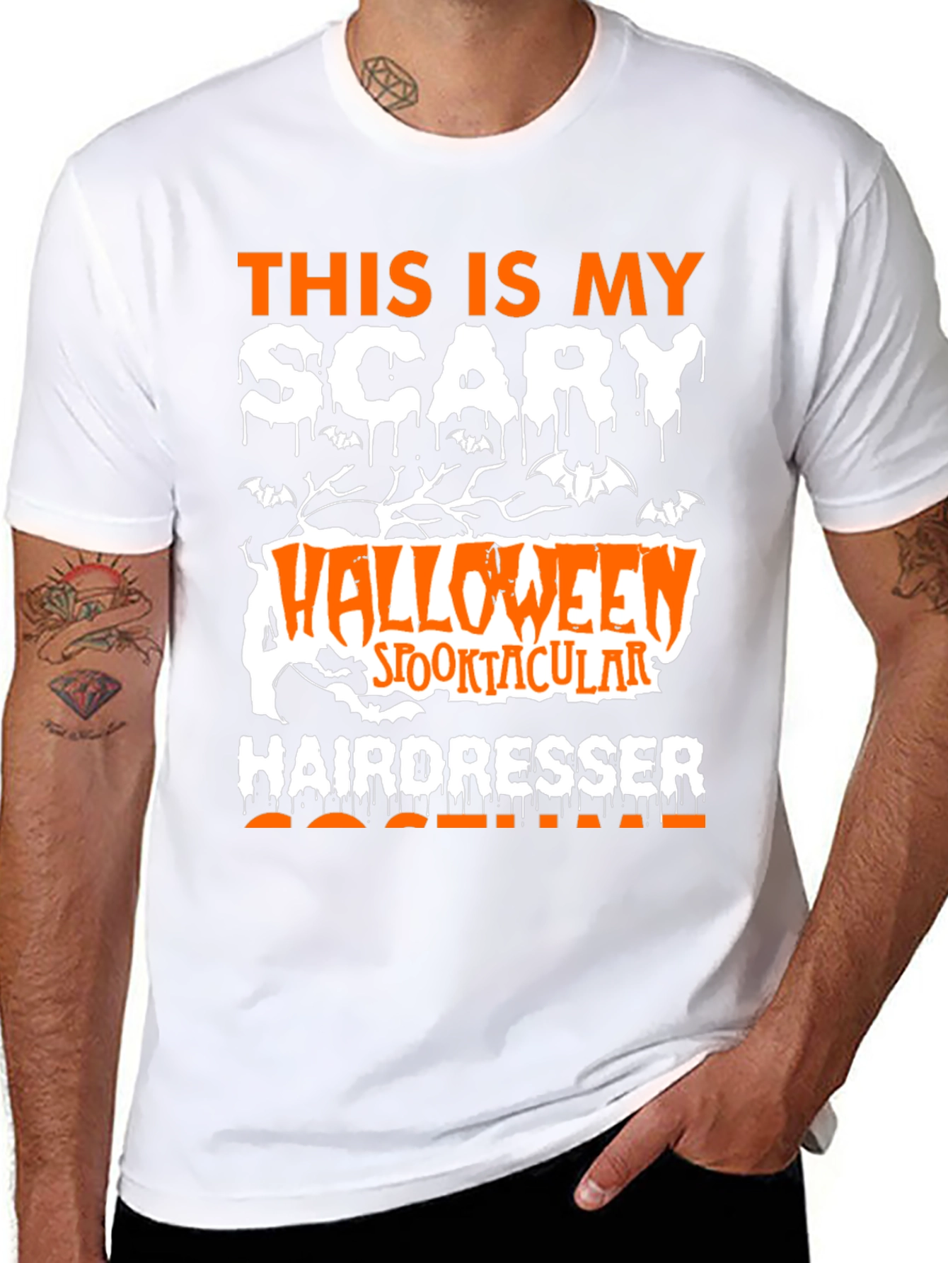 Scary Halloween Hairdresser Costume T-Shirt