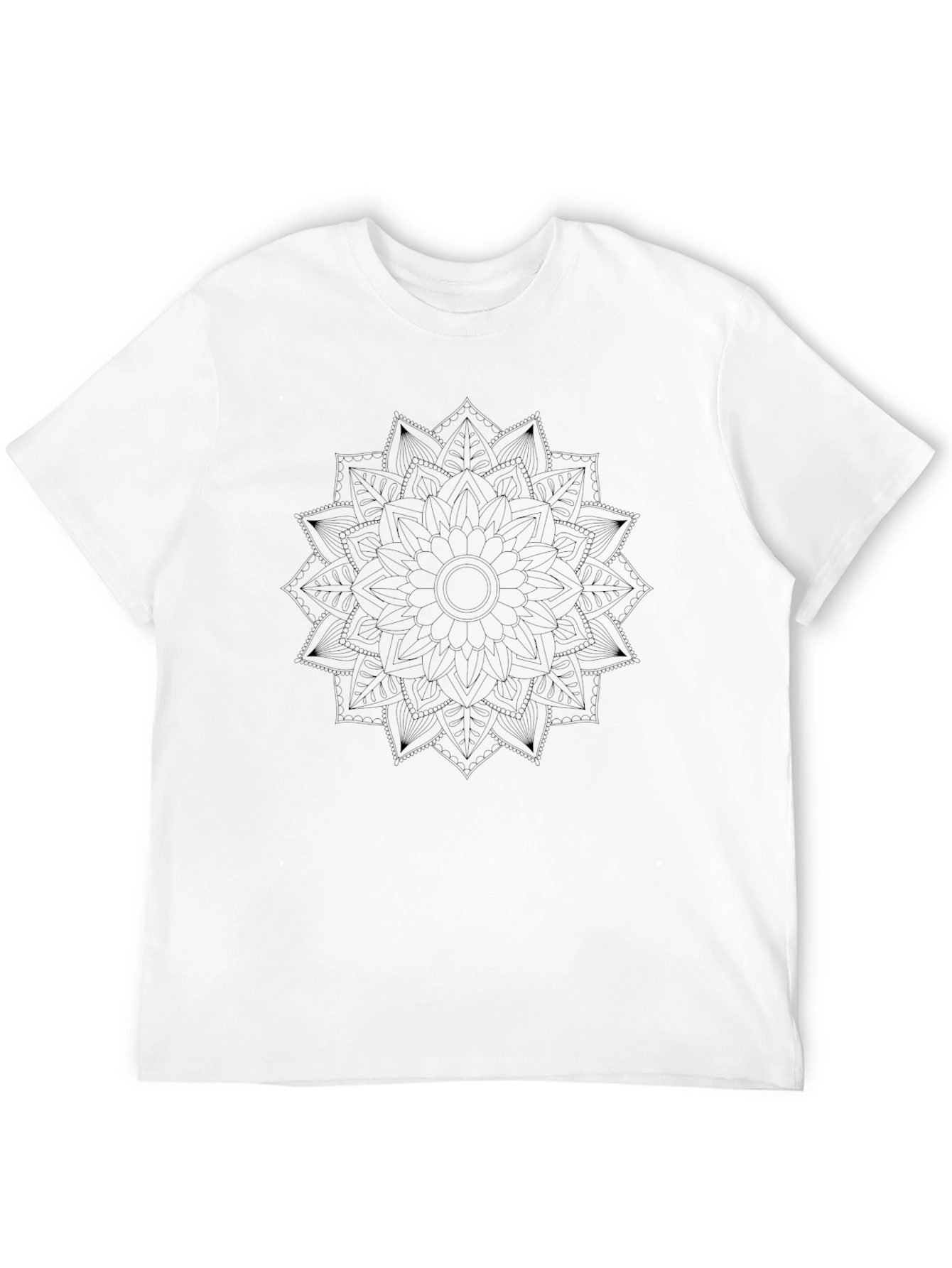 Dark Mandala Graphic Mens T-Shirt