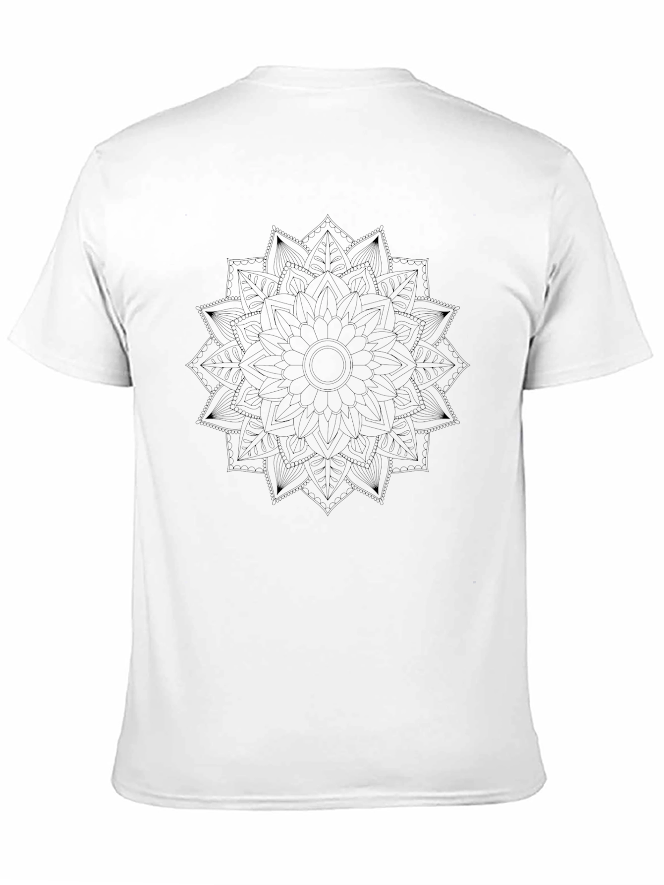 Dark Mandala Graphic Mens T-Shirt
