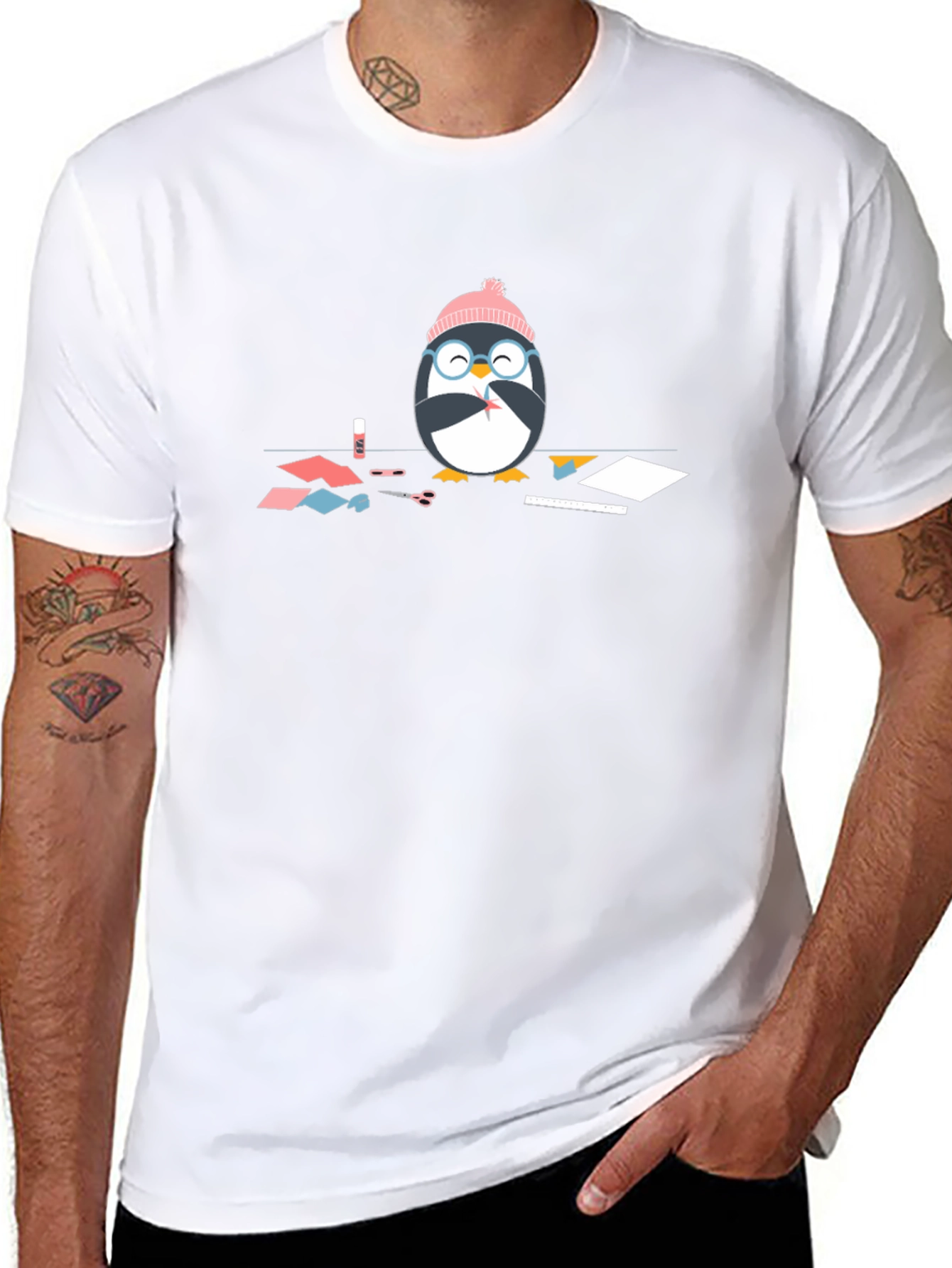 Crafty Penguin T-Shirt