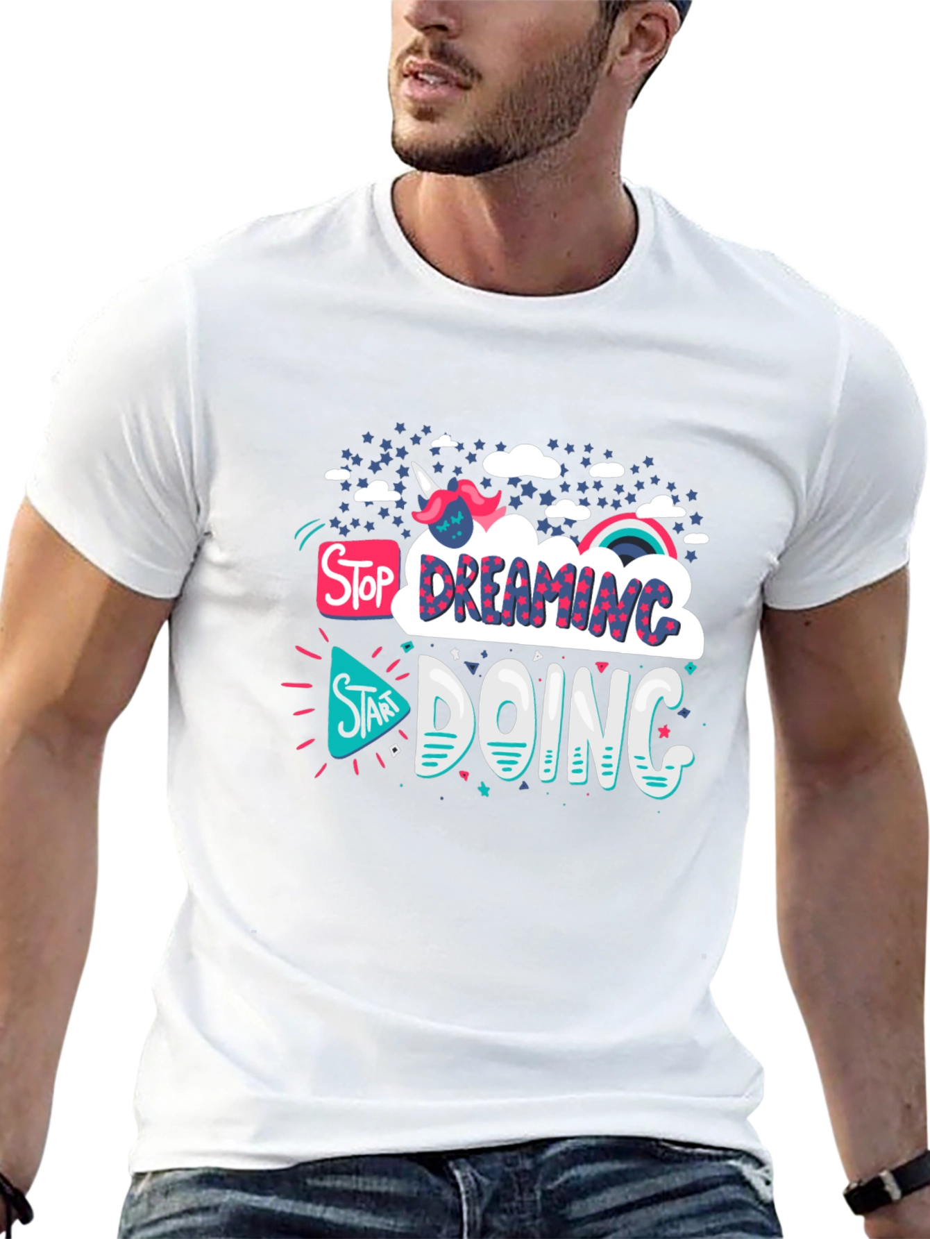 Stop Dreaming Doing T-Shirt - Black