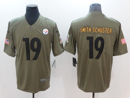 Men's Pittsburgh Steelers JuJu Smith-Schuster #19 Brown Alternate Game Jerseys