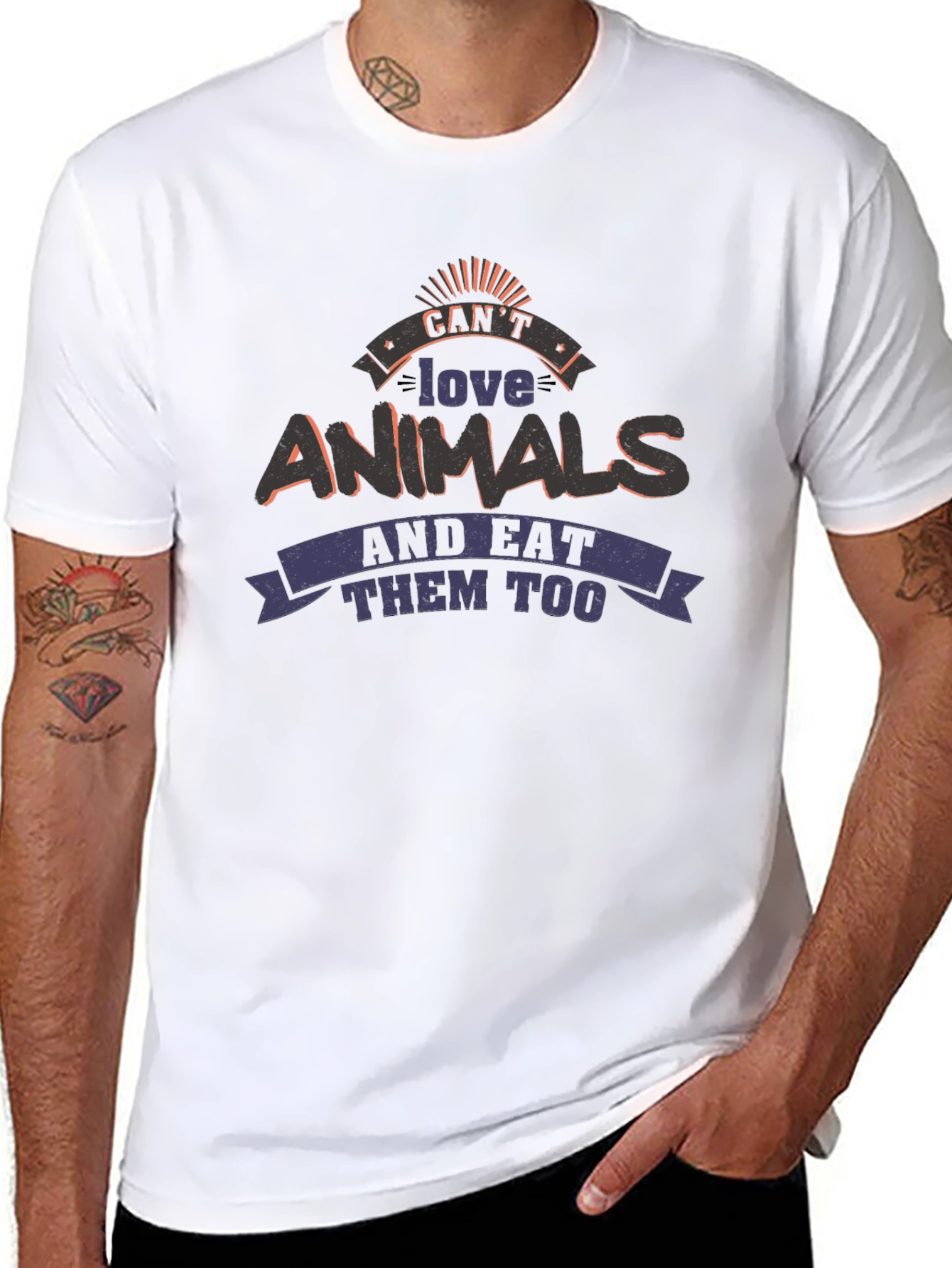 Funny Animals Graphic T-Shirt