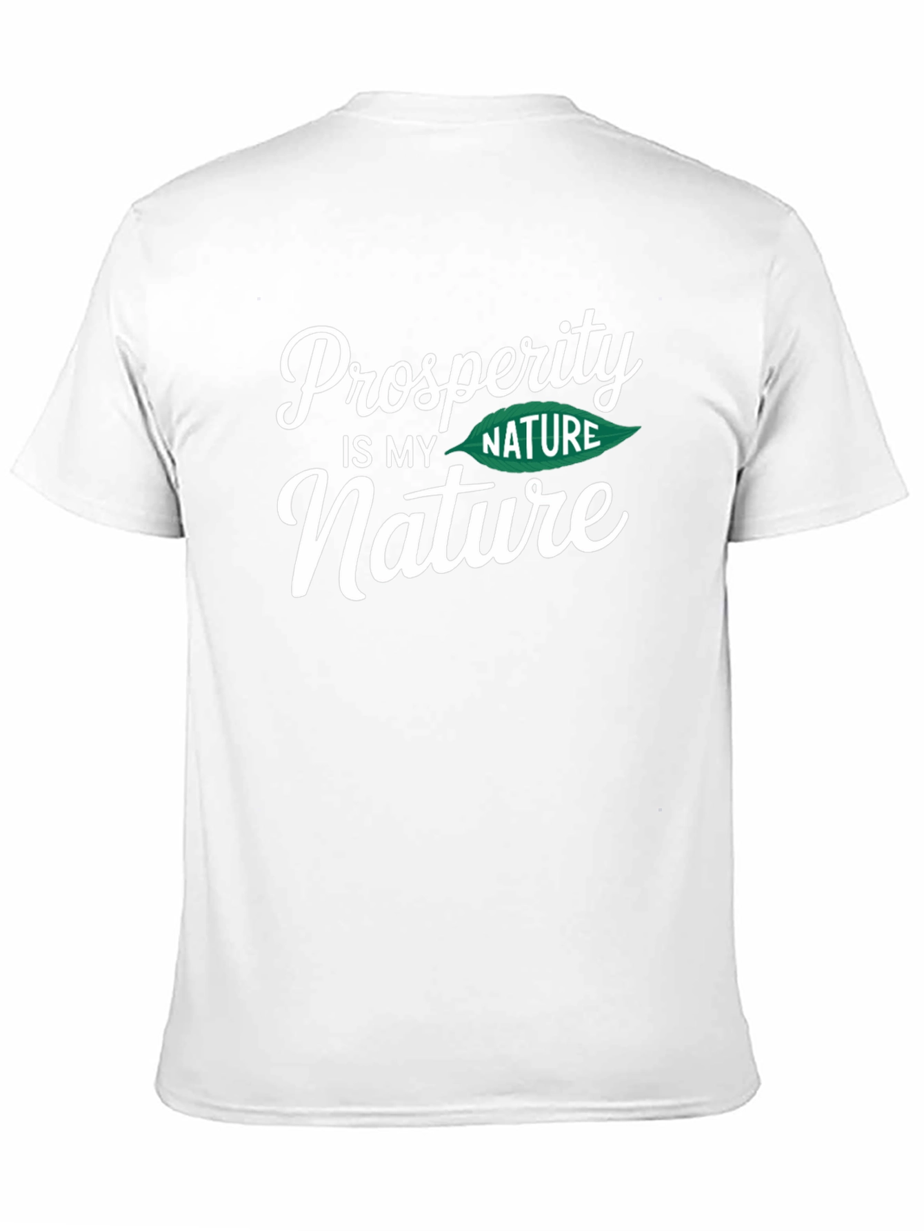 Prosperity is My Nature Black Graphic T-Shirt