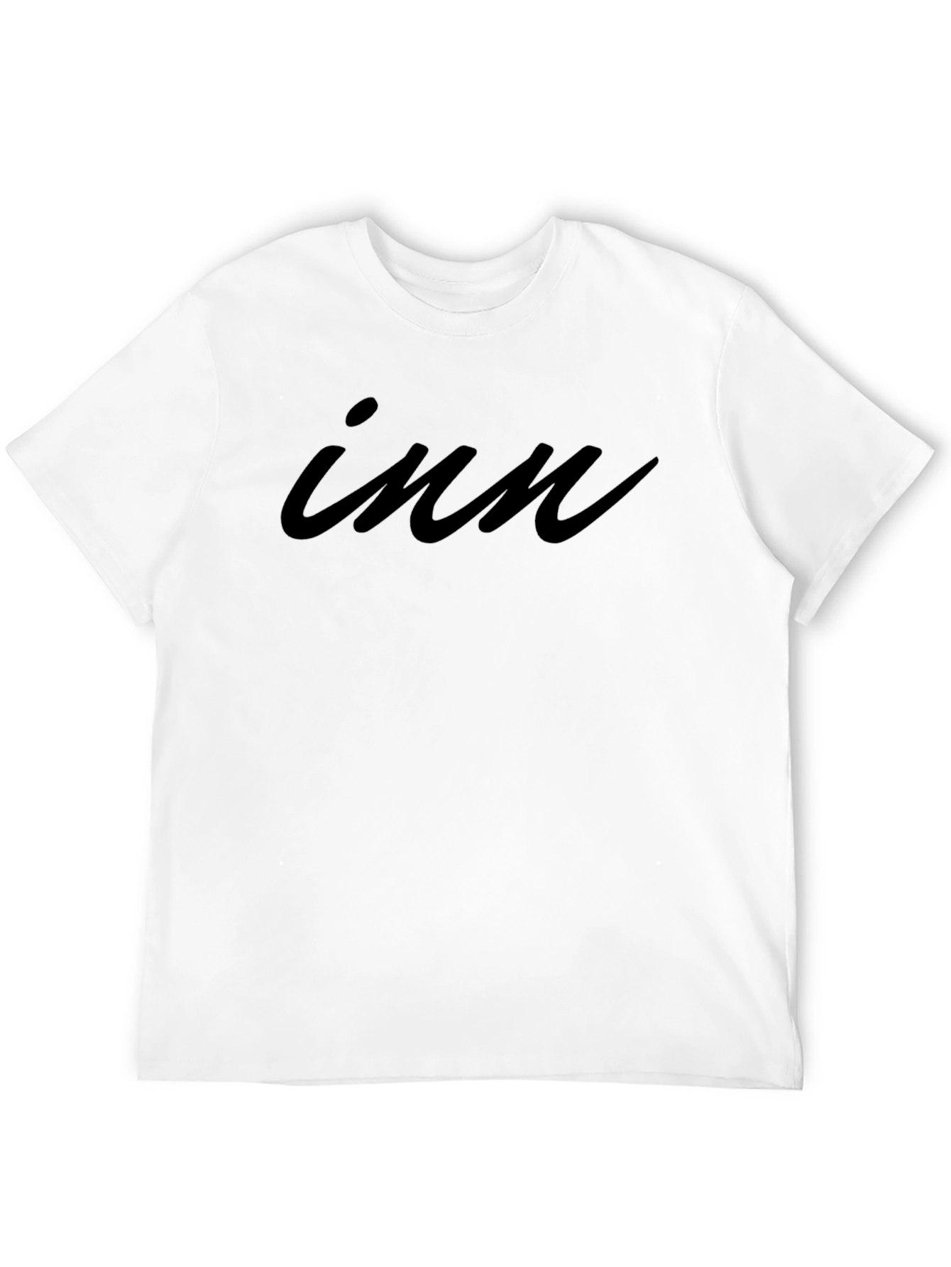 INN Graphic T-Shirt - Black Cotton Blend