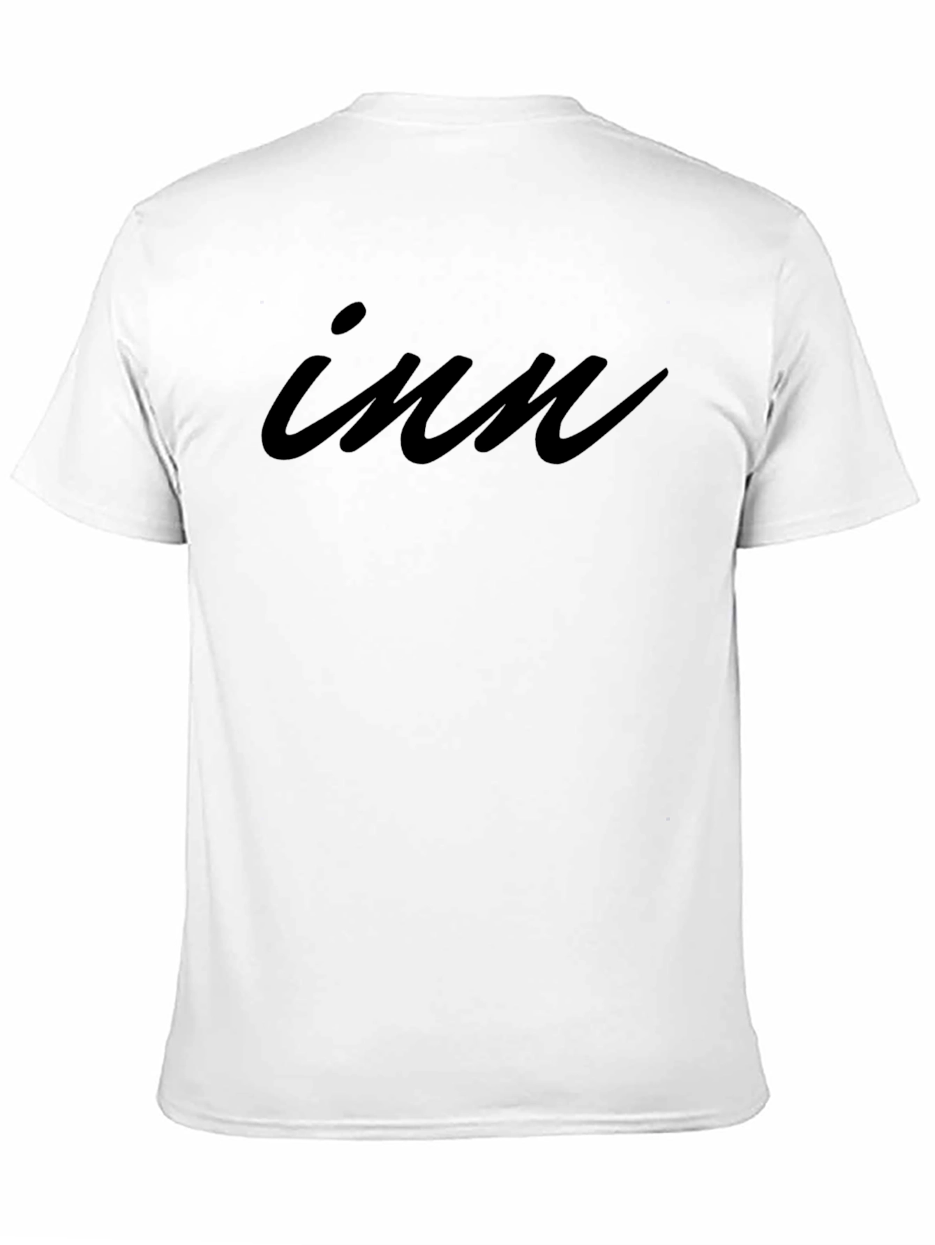 INN Graphic T-Shirt - Black Cotton Blend