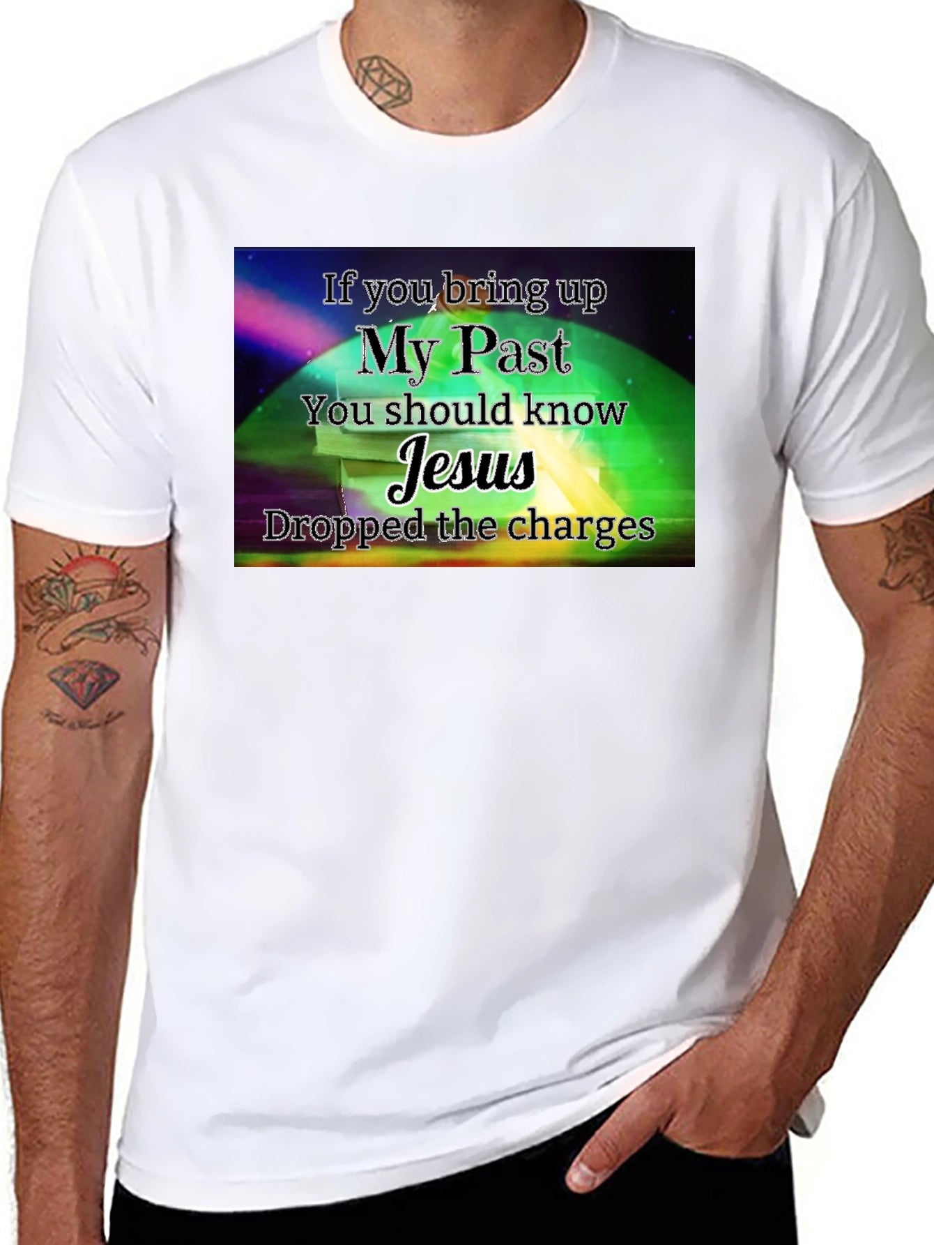 Jesus Dropped The Charges Graphic T-Shirt
