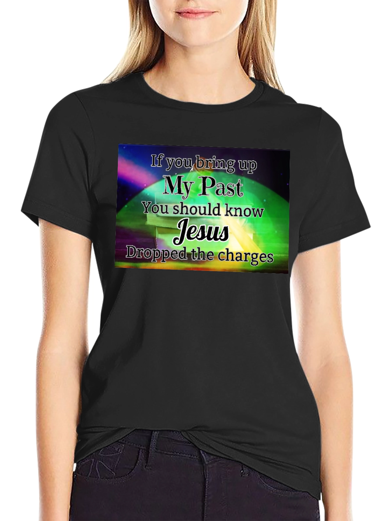 Jesus Dropped The Charges Graphic T-Shirt