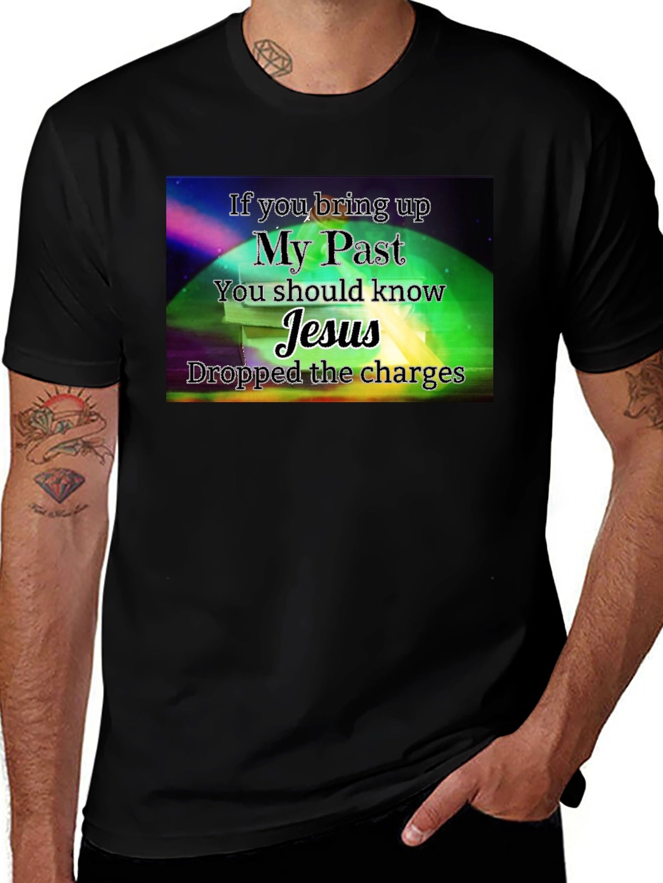 Jesus Dropped The Charges Graphic T-Shirt