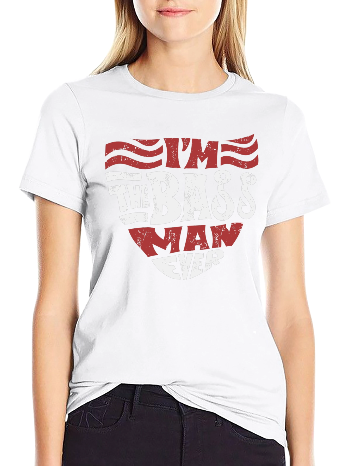 Im The Bass Man Ever T-Shirt Fishing
