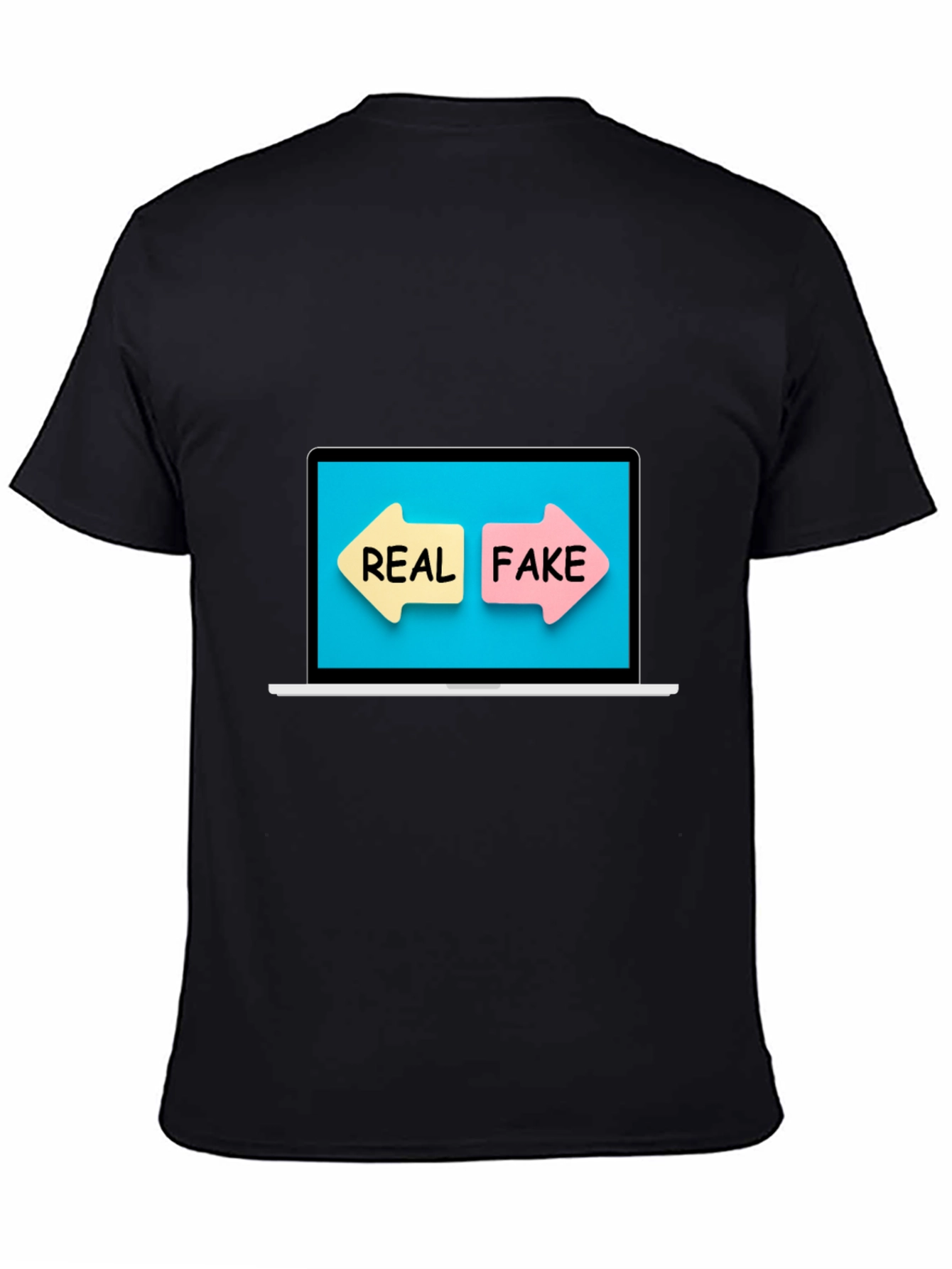 Real or Fake T-Shirt - Novelty Graphic Tee