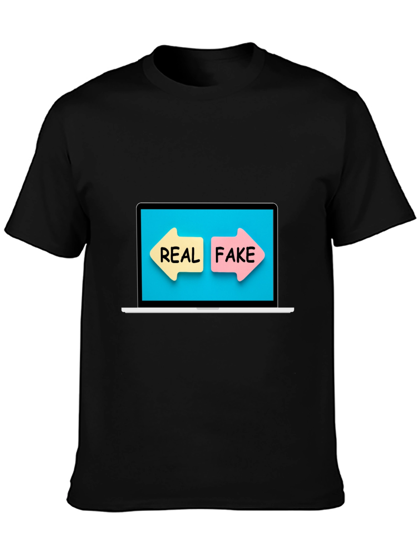 Real or Fake T-Shirt - Novelty Graphic Tee