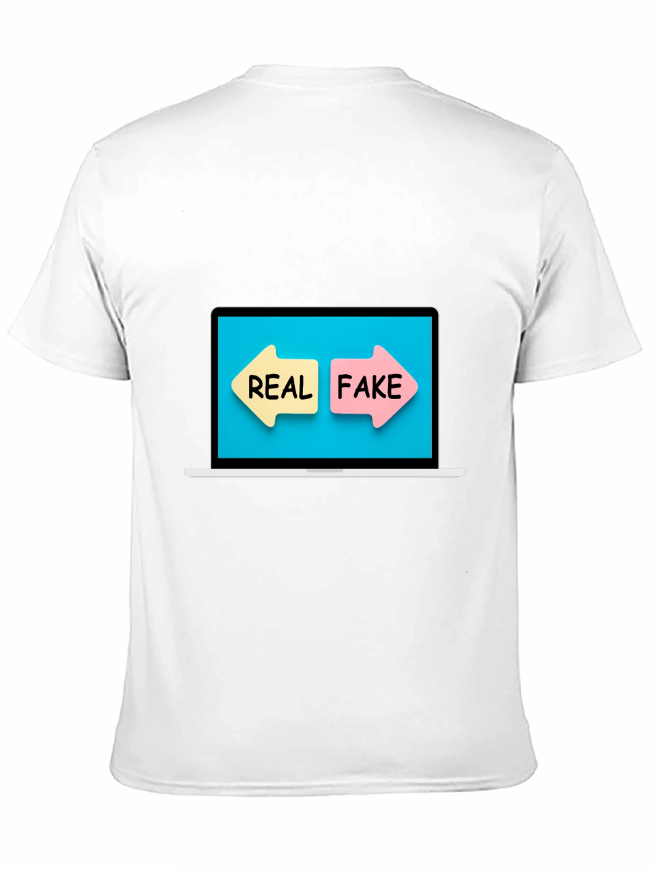 Real or Fake T-Shirt - Novelty Graphic Tee